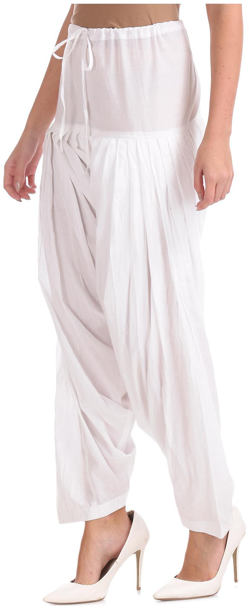 

Karigari Cotton Salwar - White