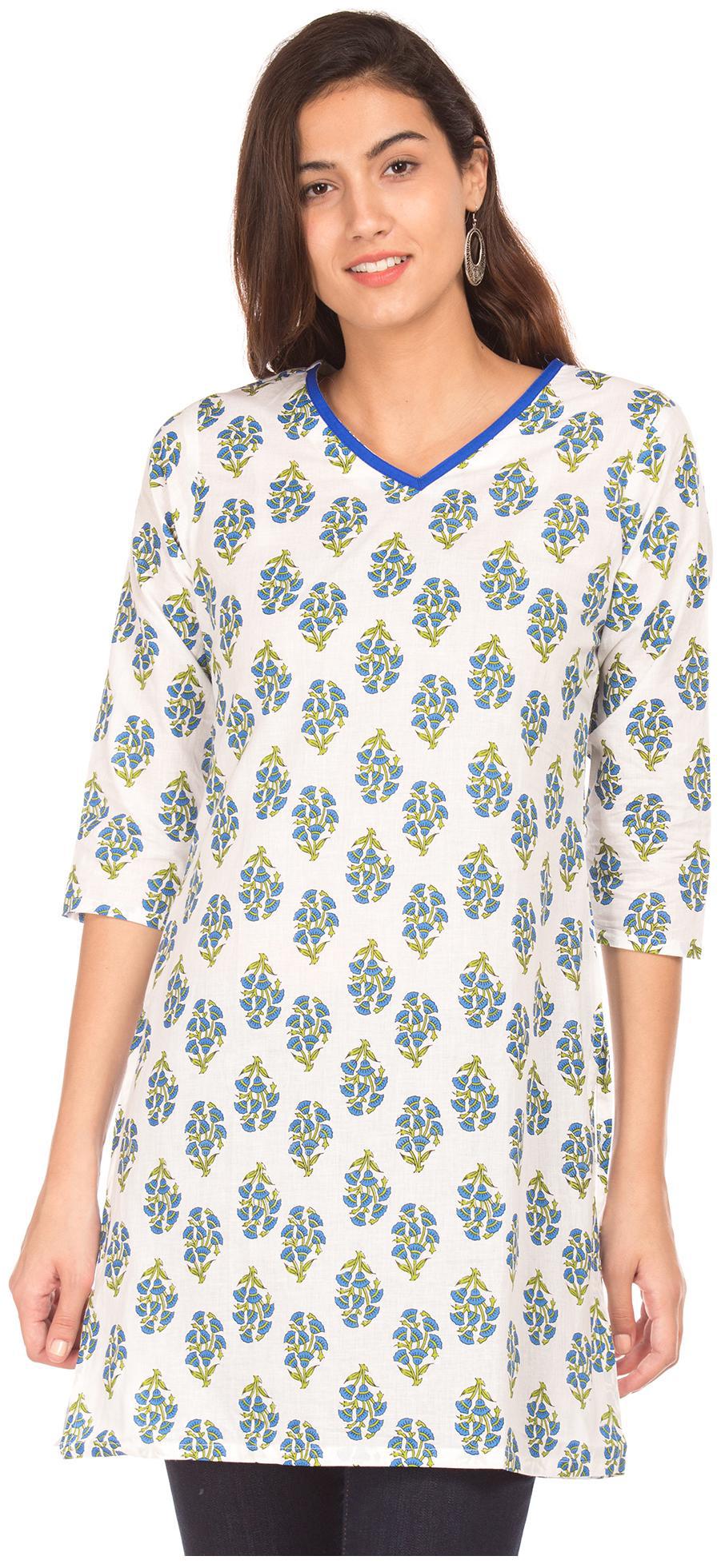 

Karigari Women Multi Printed Straight Kurta