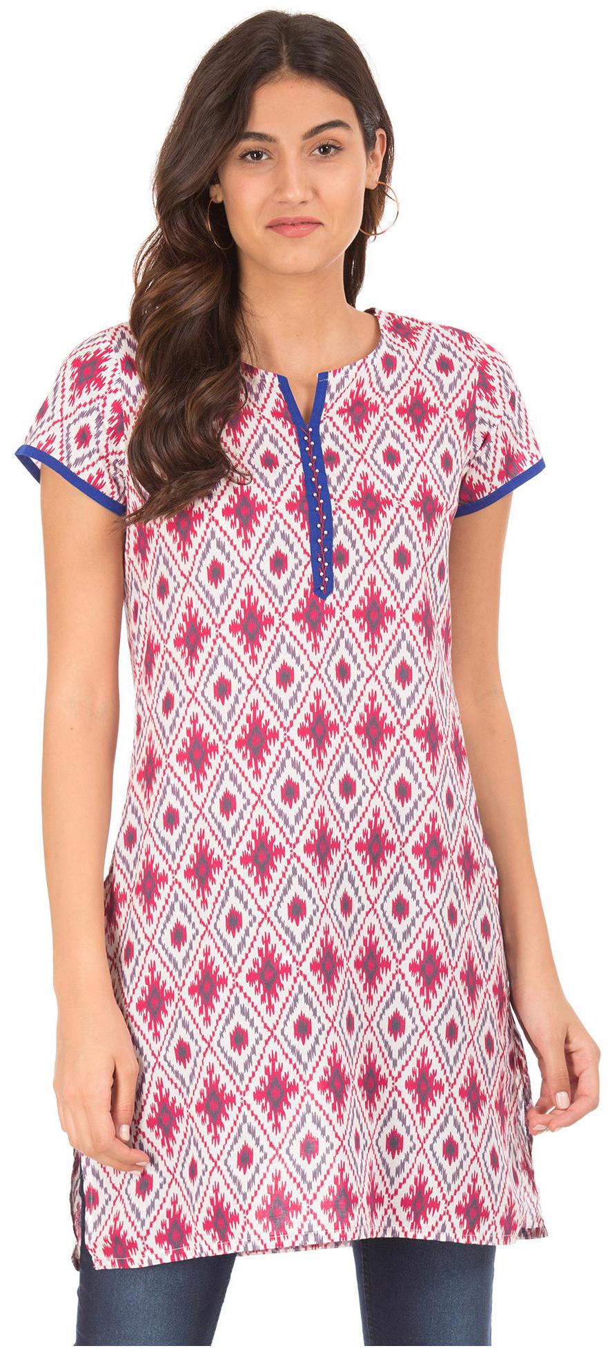 

Karigari Women Multi Printed Straight Kurta