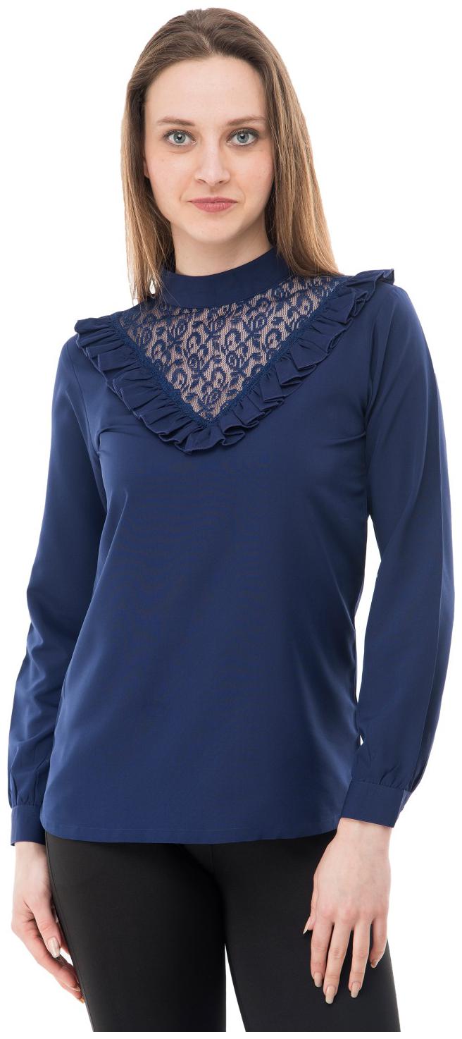 

KARMIC VISION Women Solid Regular top - Blue