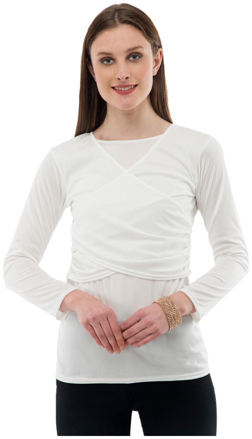 

KARMIC VISION Women Solid Regular top - White
