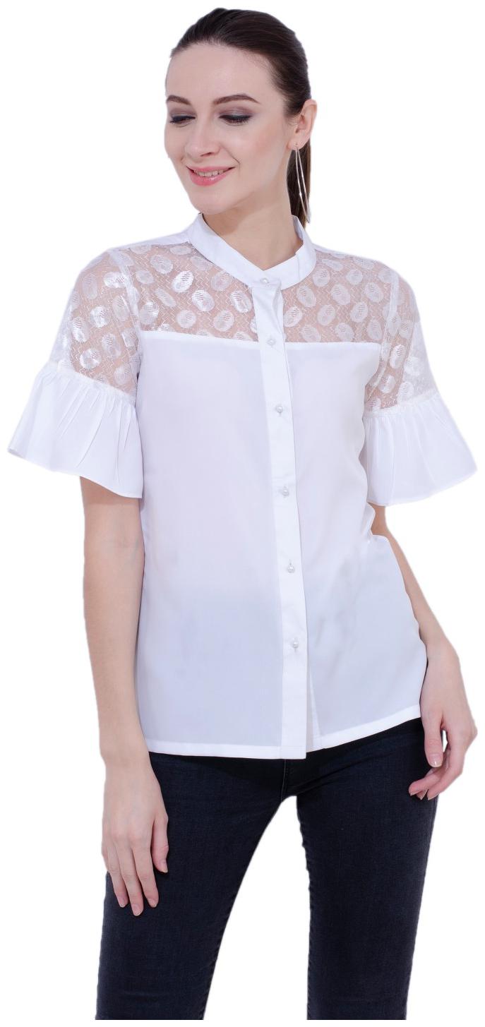 

KARMIC VISION Women Solid Regular top - White
