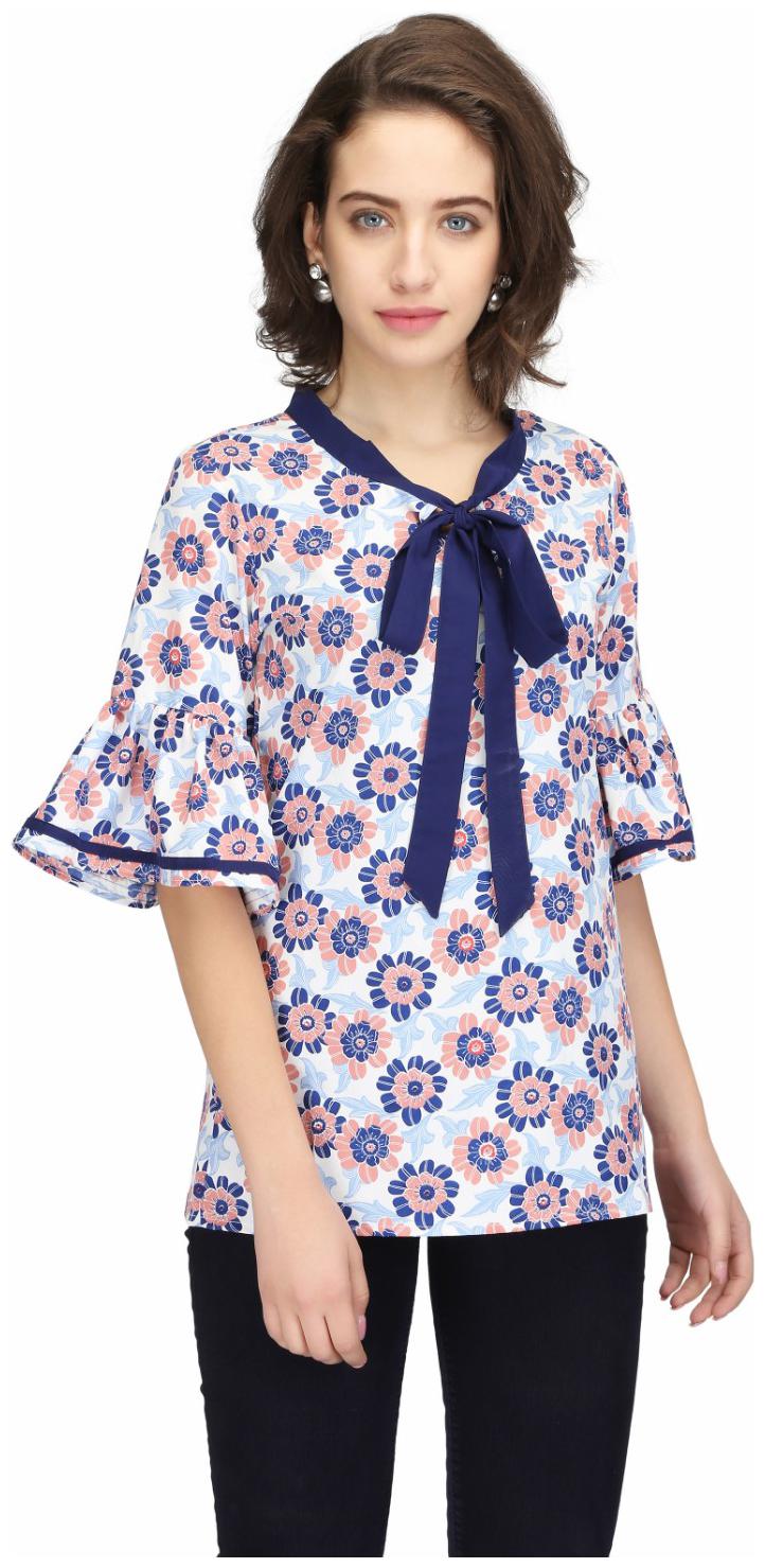 

KARMIC VISION Women Floral Regular top - White