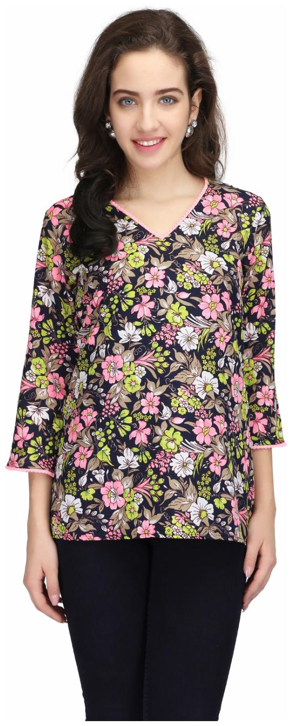 

KARMIC VISION Women Self design Regular top - Multi