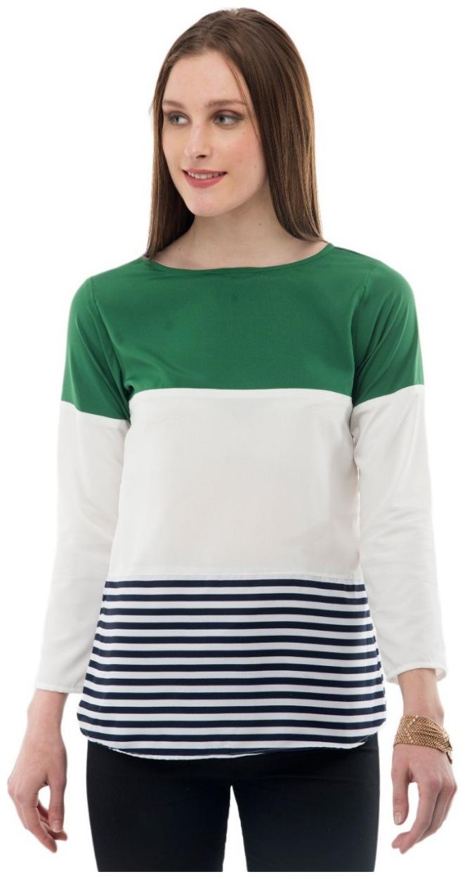 

KARMIC VISION Women Striped Regular top - Multi