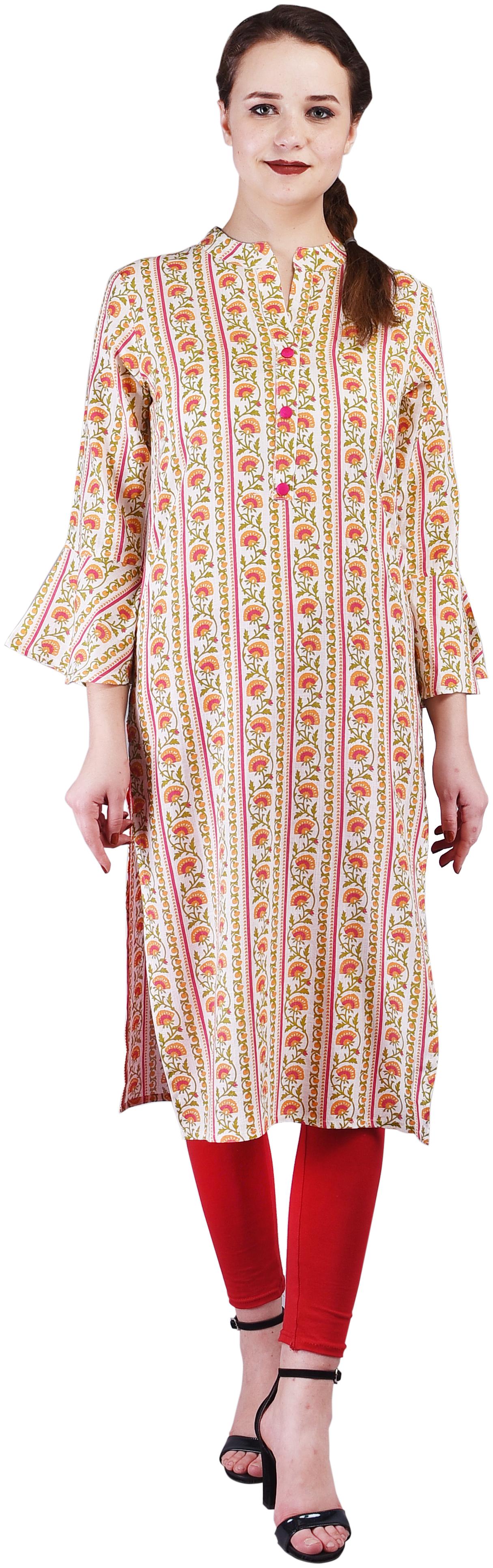 

KASHISHIYA Women Multi Floral Straight Kurta