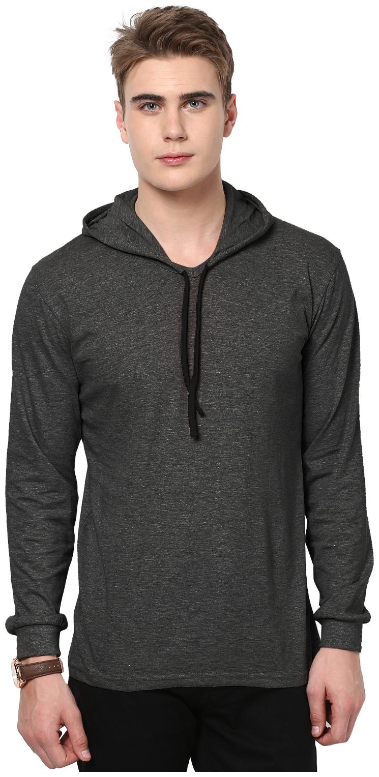 

Katso Men Black Slim fit Cotton Hood T-Shirt - Pack Of 1
