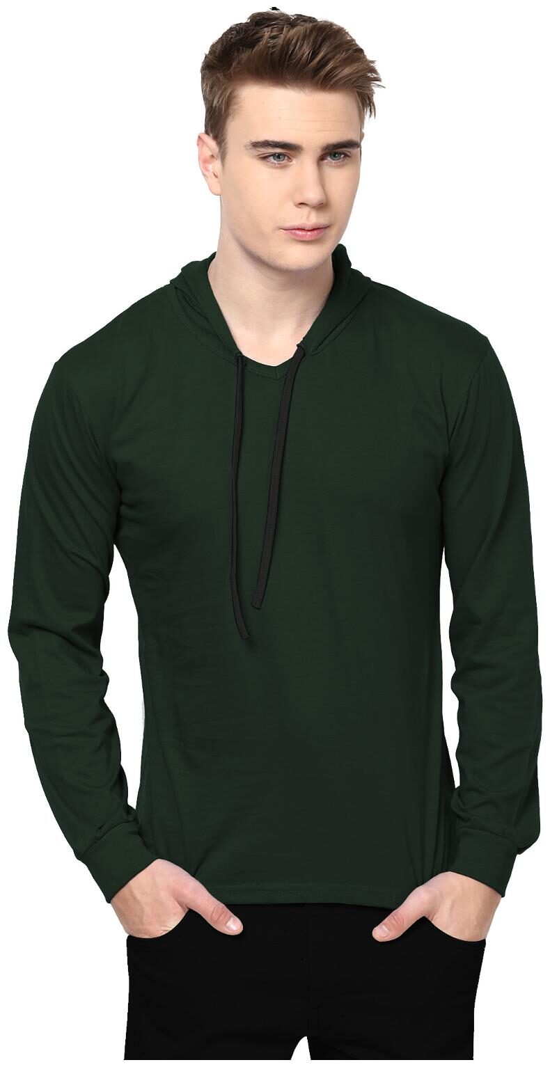 

Katso Men Green Slim fit Cotton Hood T-Shirt - Pack Of 1