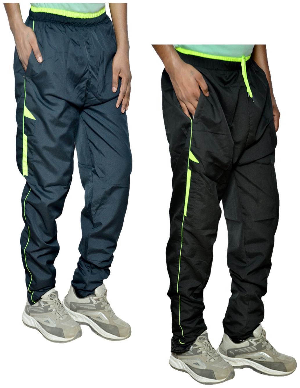 

Kavya Men Black Blue Solid Regular fit Track pants