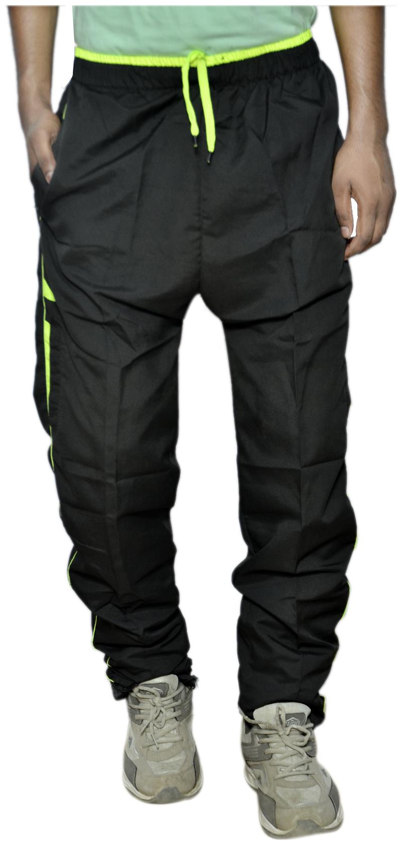 

Kavya Men Black Solid Regular fit Track pants