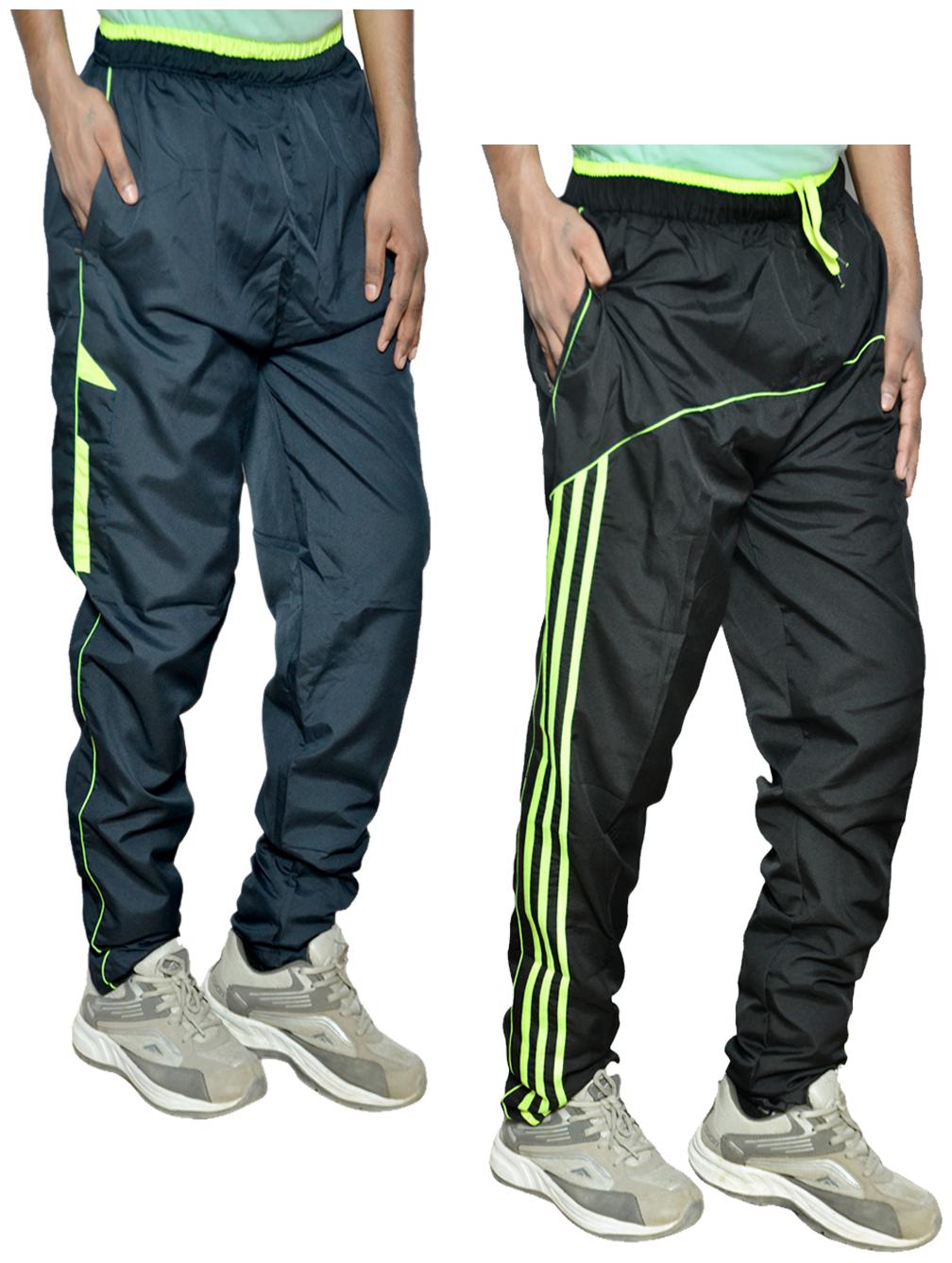 

Kavya Men Black Blue Solid Regular fit Track pants