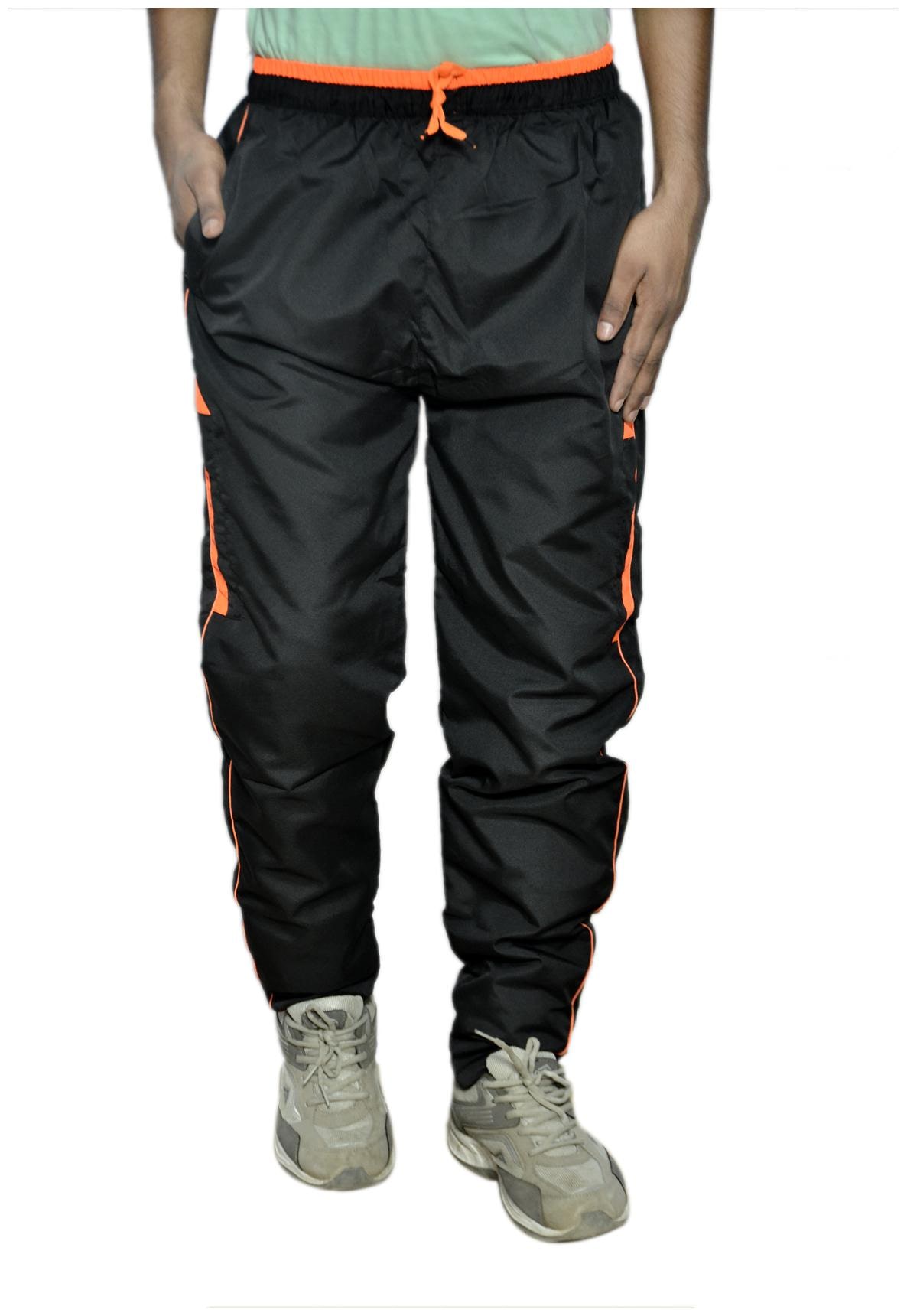 

Kavya Men Black Solid Regular fit Track pants