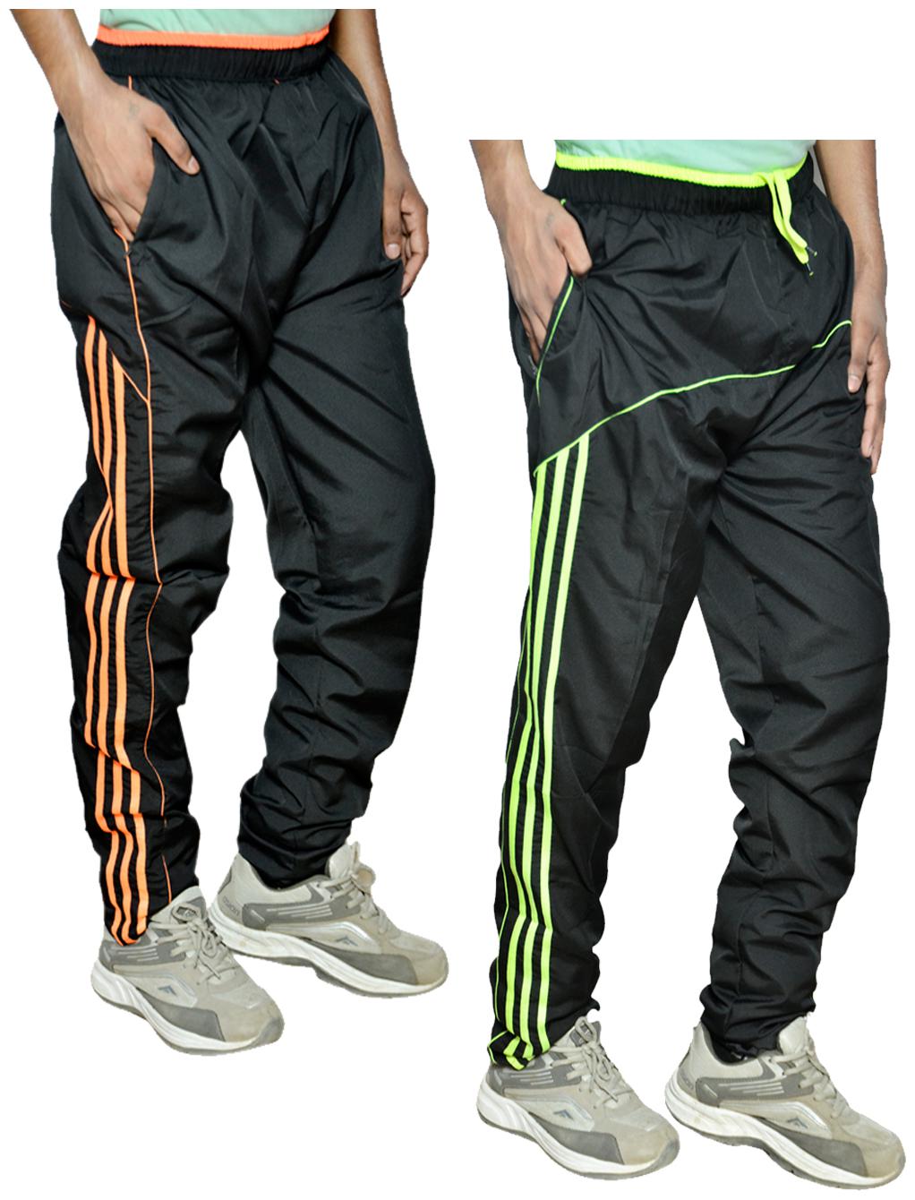 

Kavya Men Black Solid Regular fit Track pants