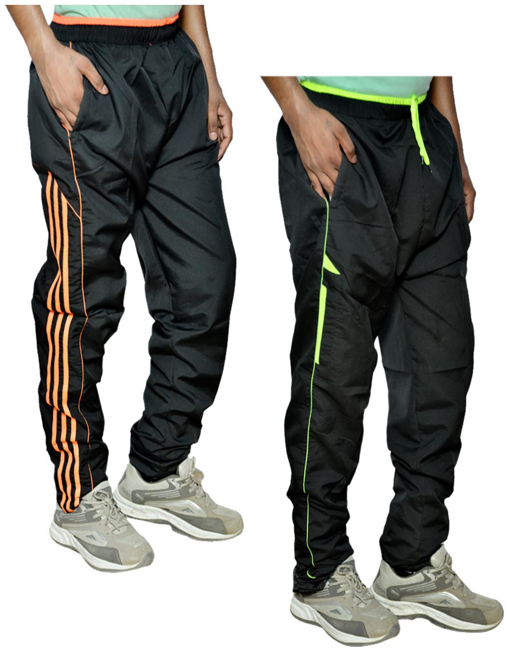 

Kavya Men Black Solid Regular fit Track pants