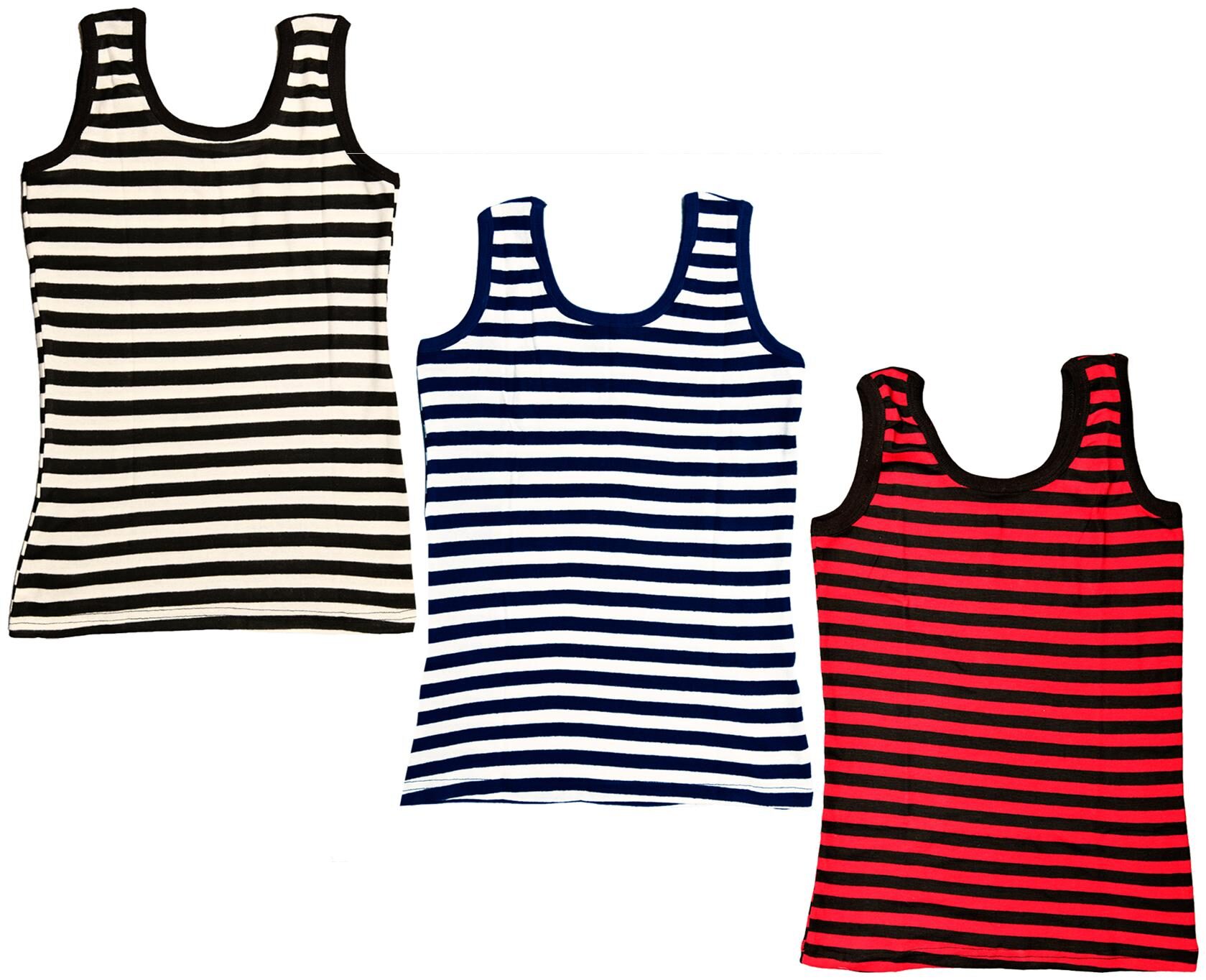 

Kavya Women Multi Regular fit U neck Cotton Tank top