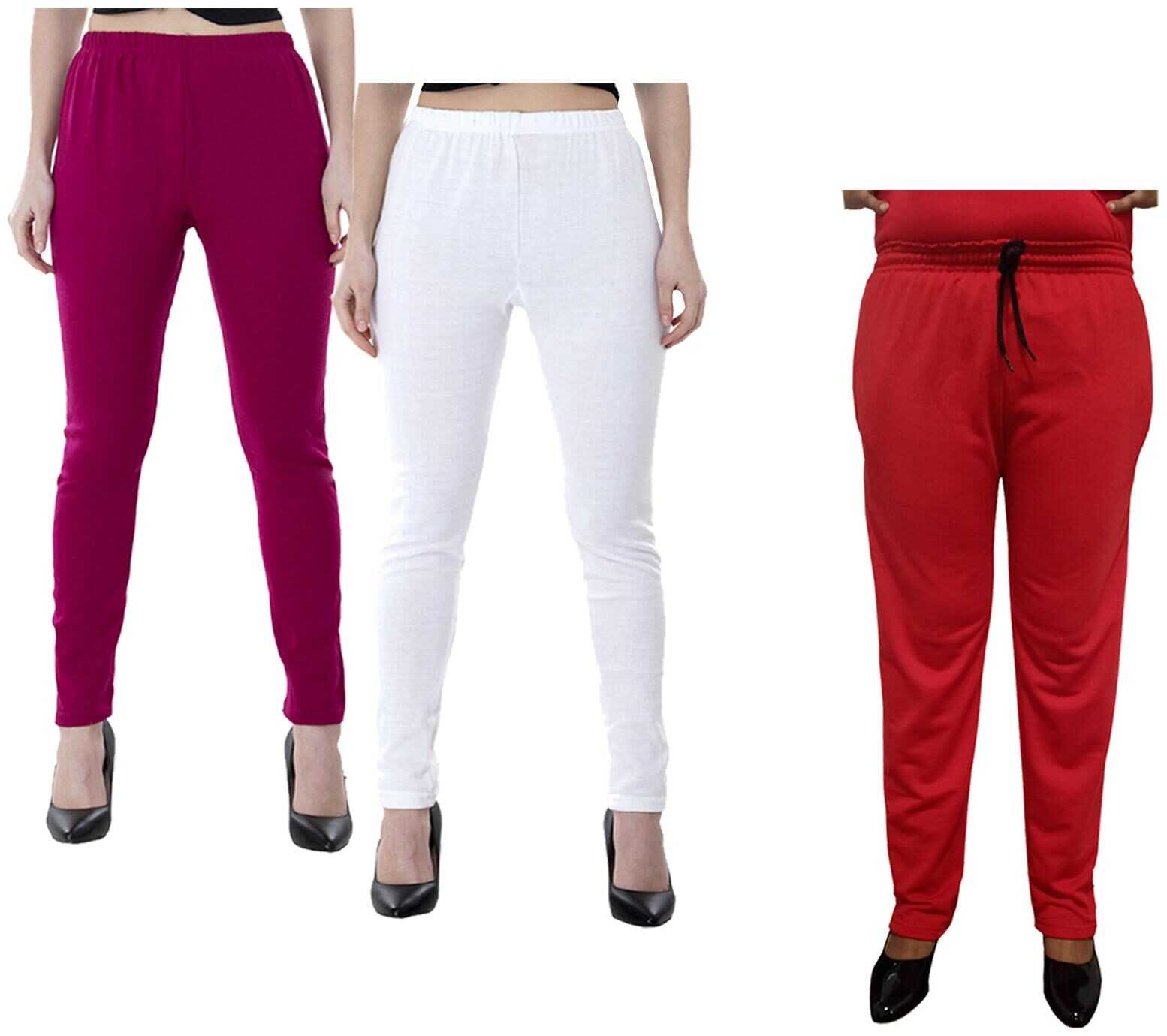 

Kavya Women Regular fit Fleece Solid Track pants - Multi