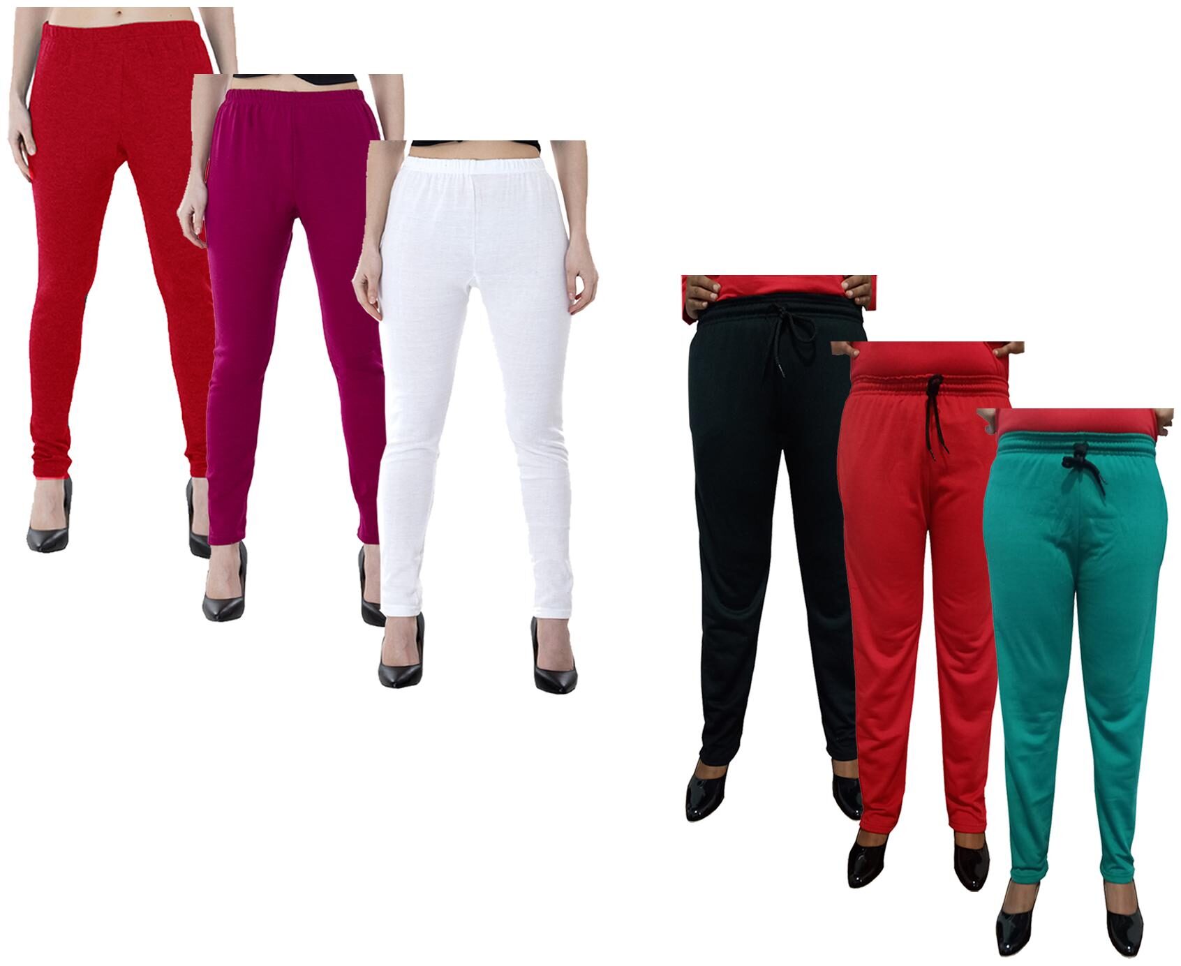 

Kavya Women Regular fit Fleece Solid Track pants - Multi