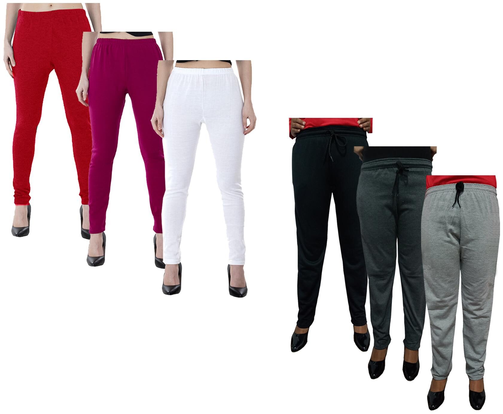 

Kavya Women Regular fit Fleece Solid Track pants - Multi