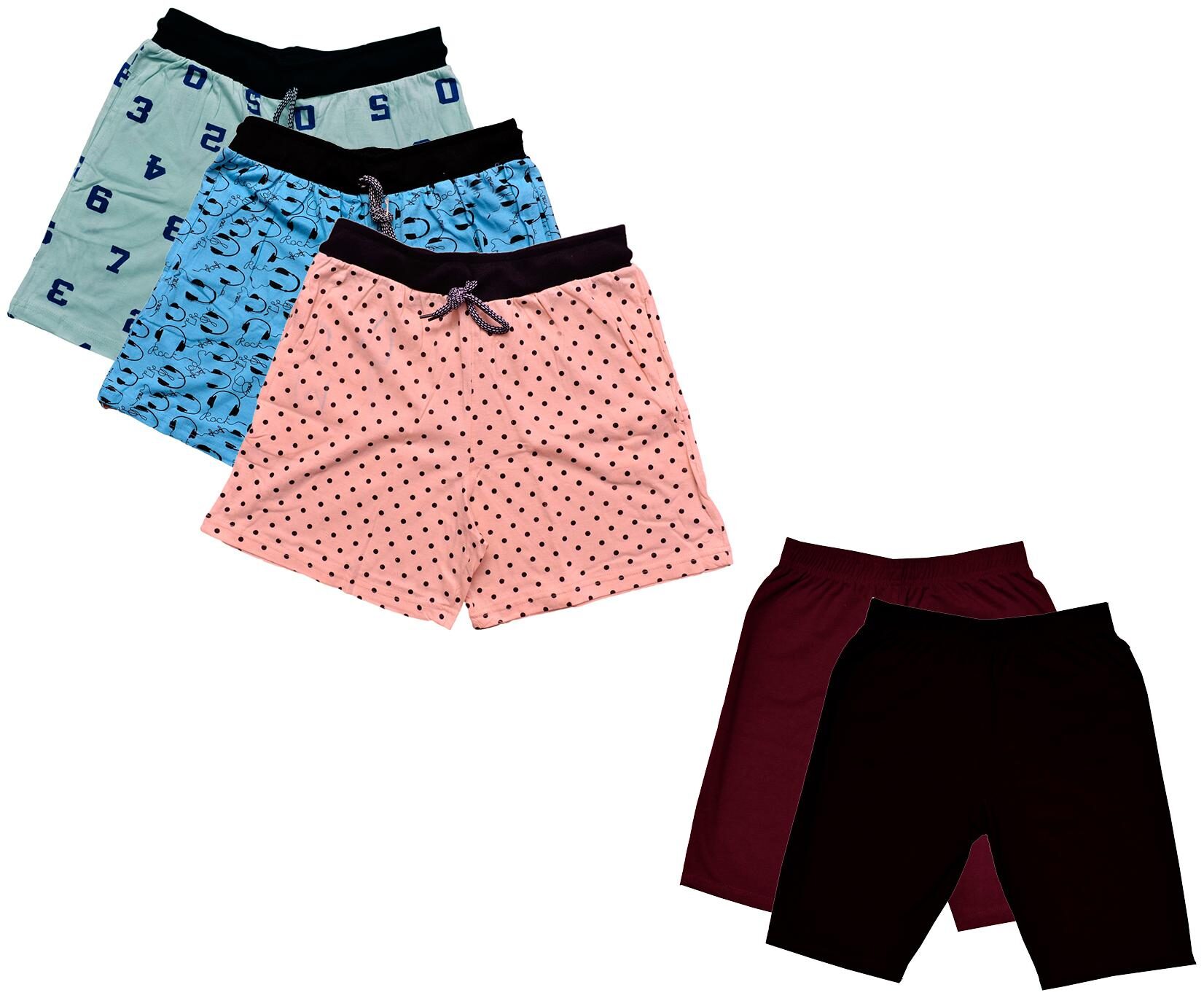 

Kavya Women Printed Regular shorts - Multi
