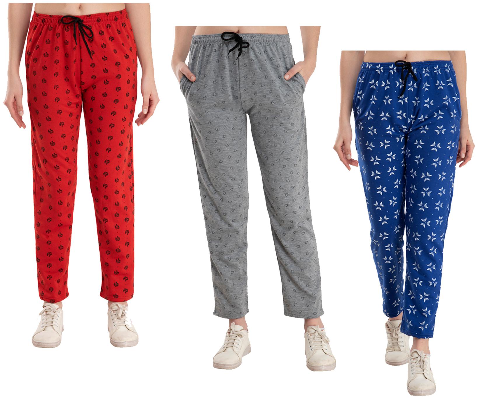 

Kavya Women Regular fit Fleece Printed Track pants - Multi
