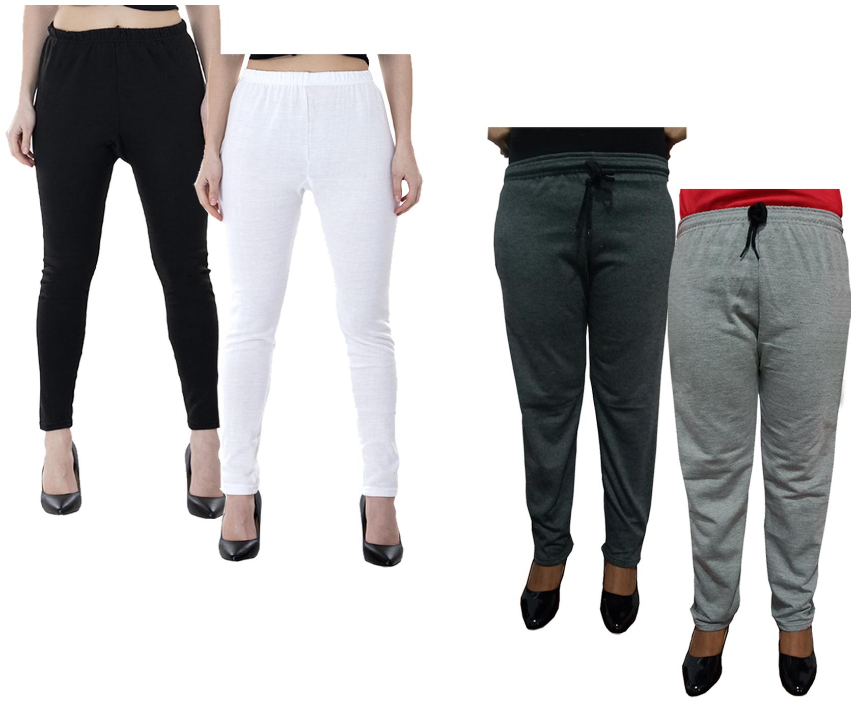 

Kavya Women Regular fit Fleece Solid Track pants - Multi