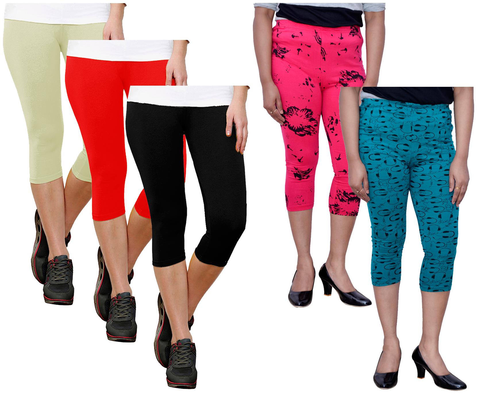 

Kavya Women Printed Regular capri - Multi