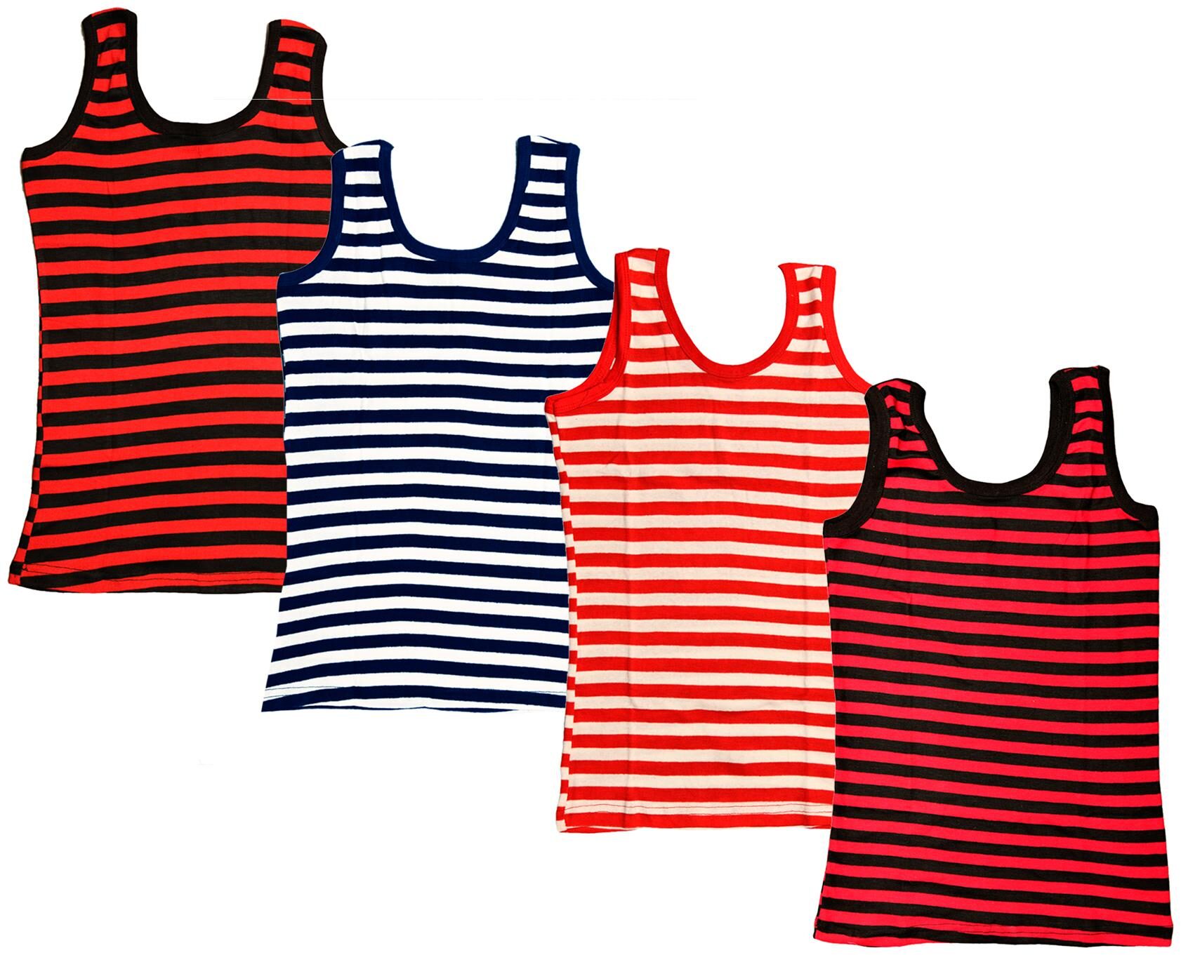 

Kavya Women Multi Regular fit U neck Cotton Tank top