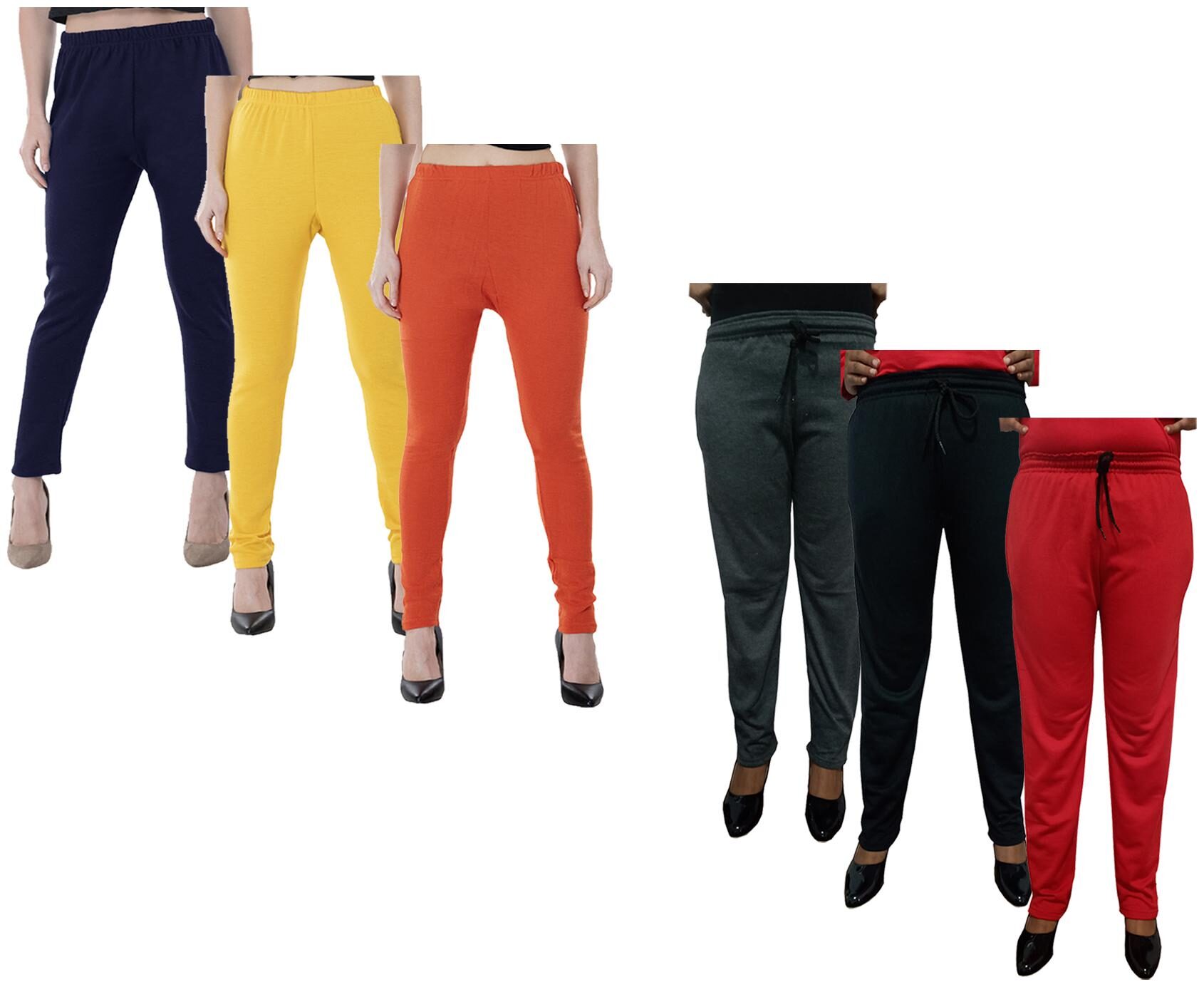 

Kavya Women Regular fit Fleece Solid Track pants - Multi