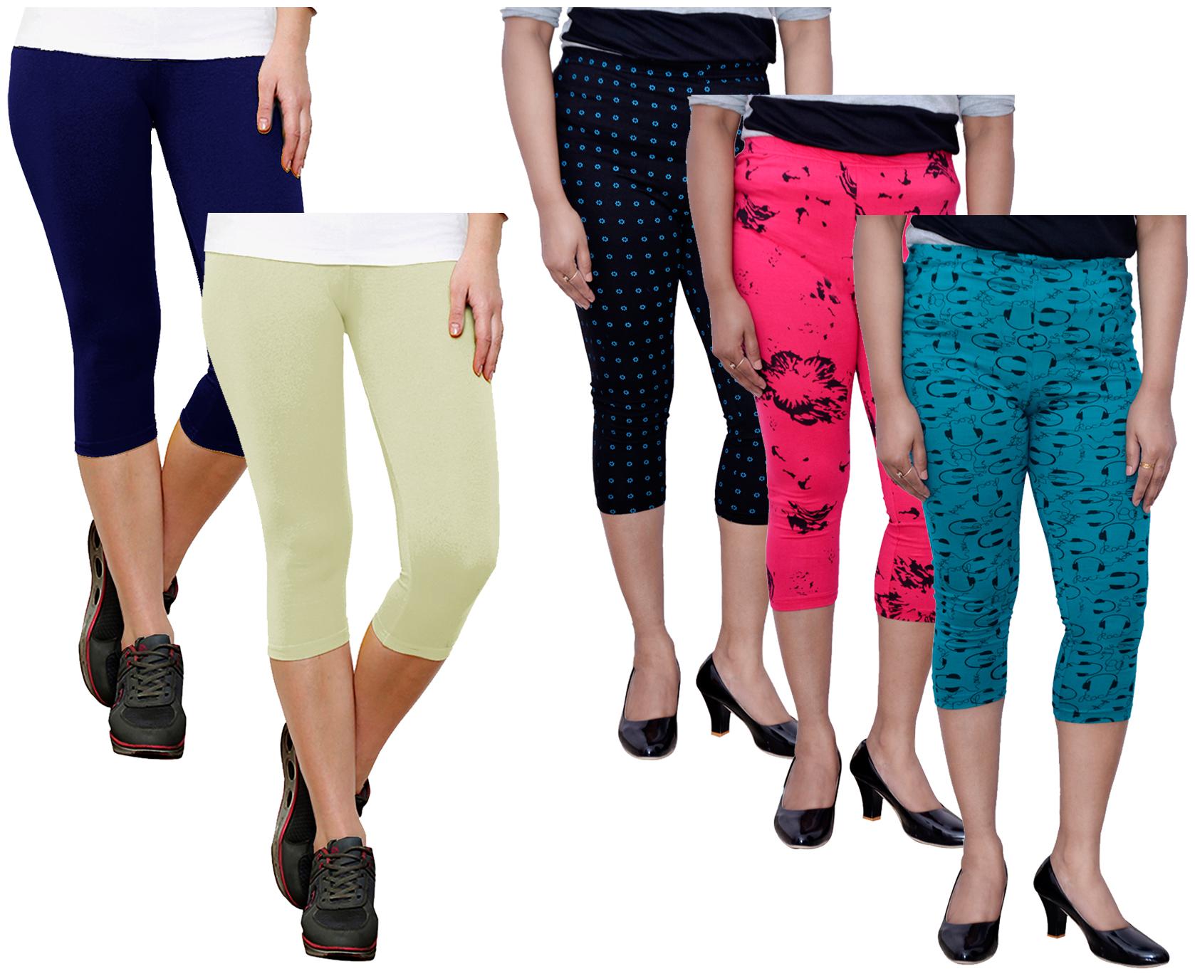 

Kavya Women Printed Regular capri - Multi