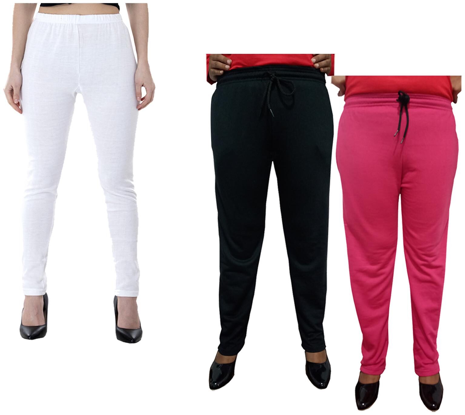

Kavya Women Regular fit Fleece Solid Track pants - Multi