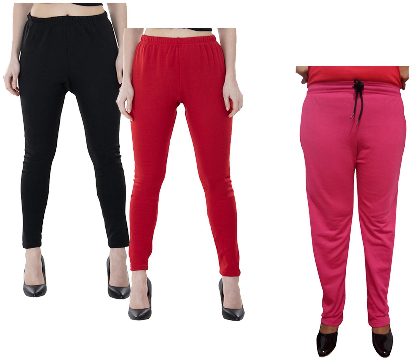 

Kavya Women Regular fit Fleece Solid Track pants - Multi