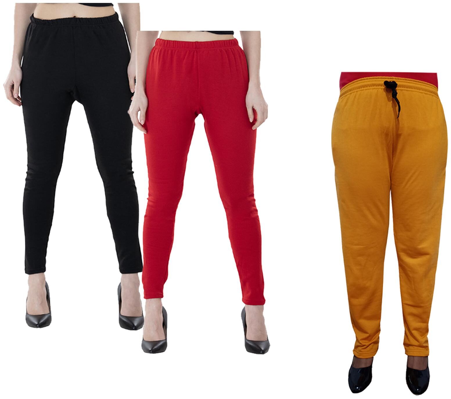 

Kavya Women Regular fit Fleece Solid Track pants - Multi