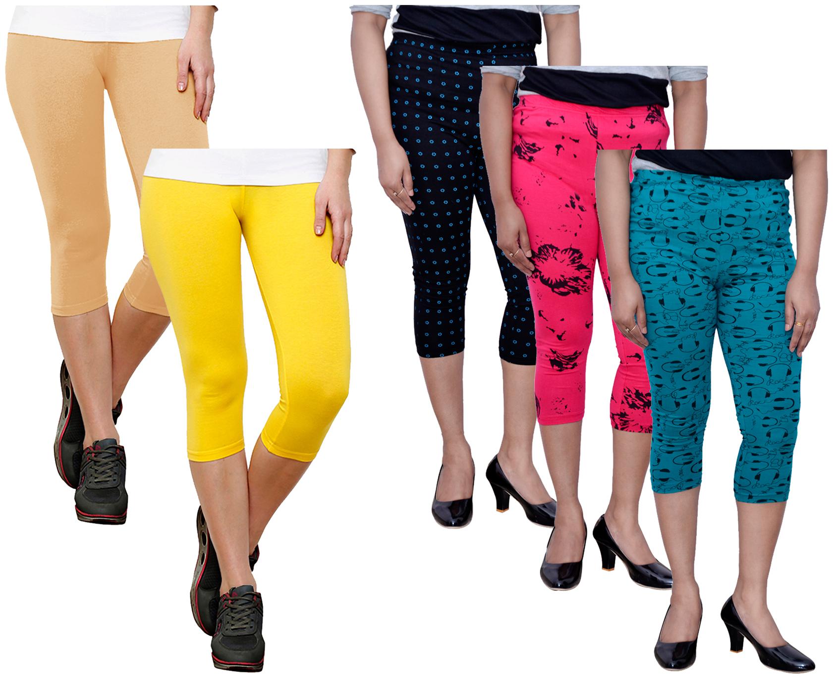

Kavya Women Printed Regular capri - Multi