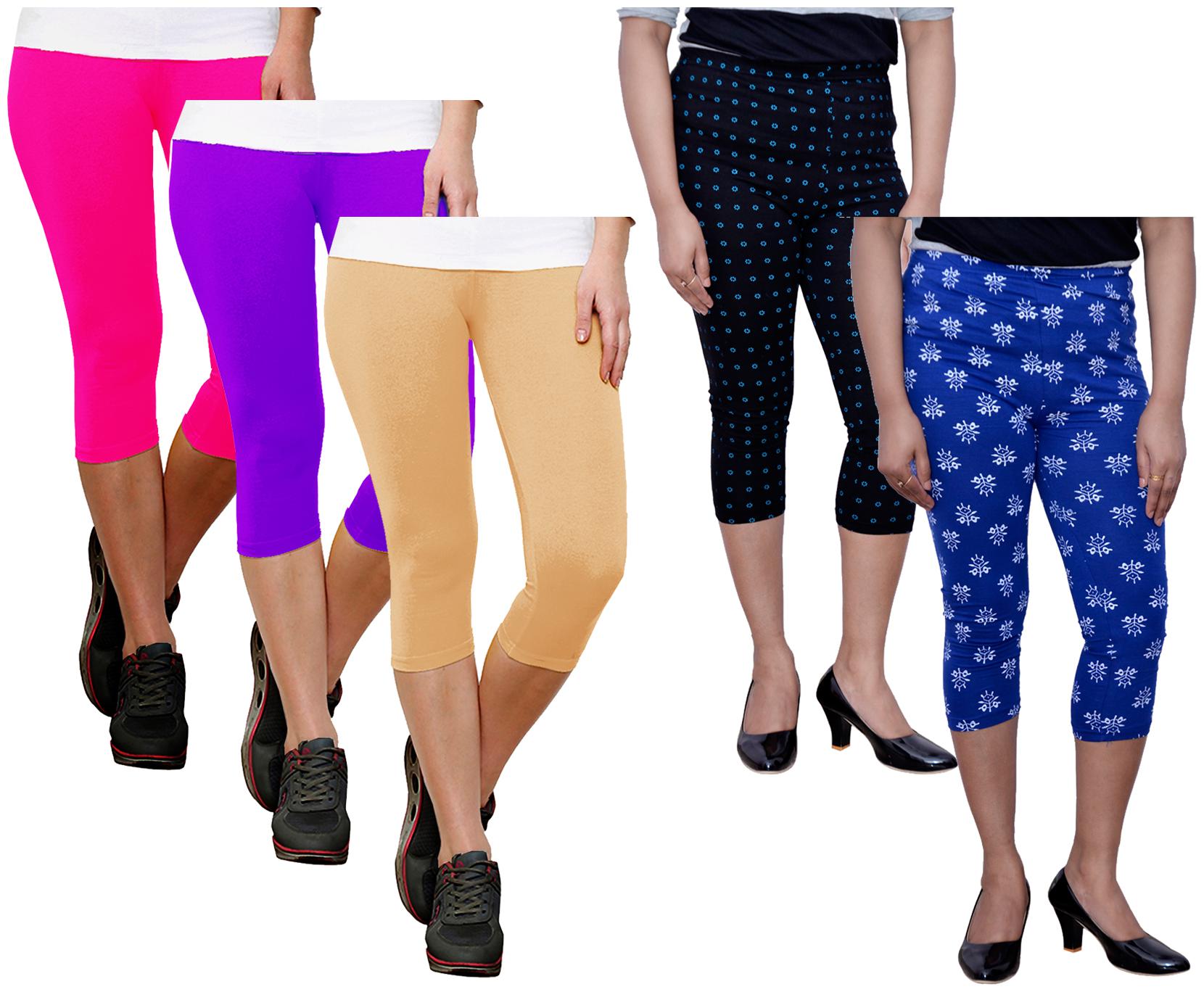

Kavya Women Printed Regular capri - Multi