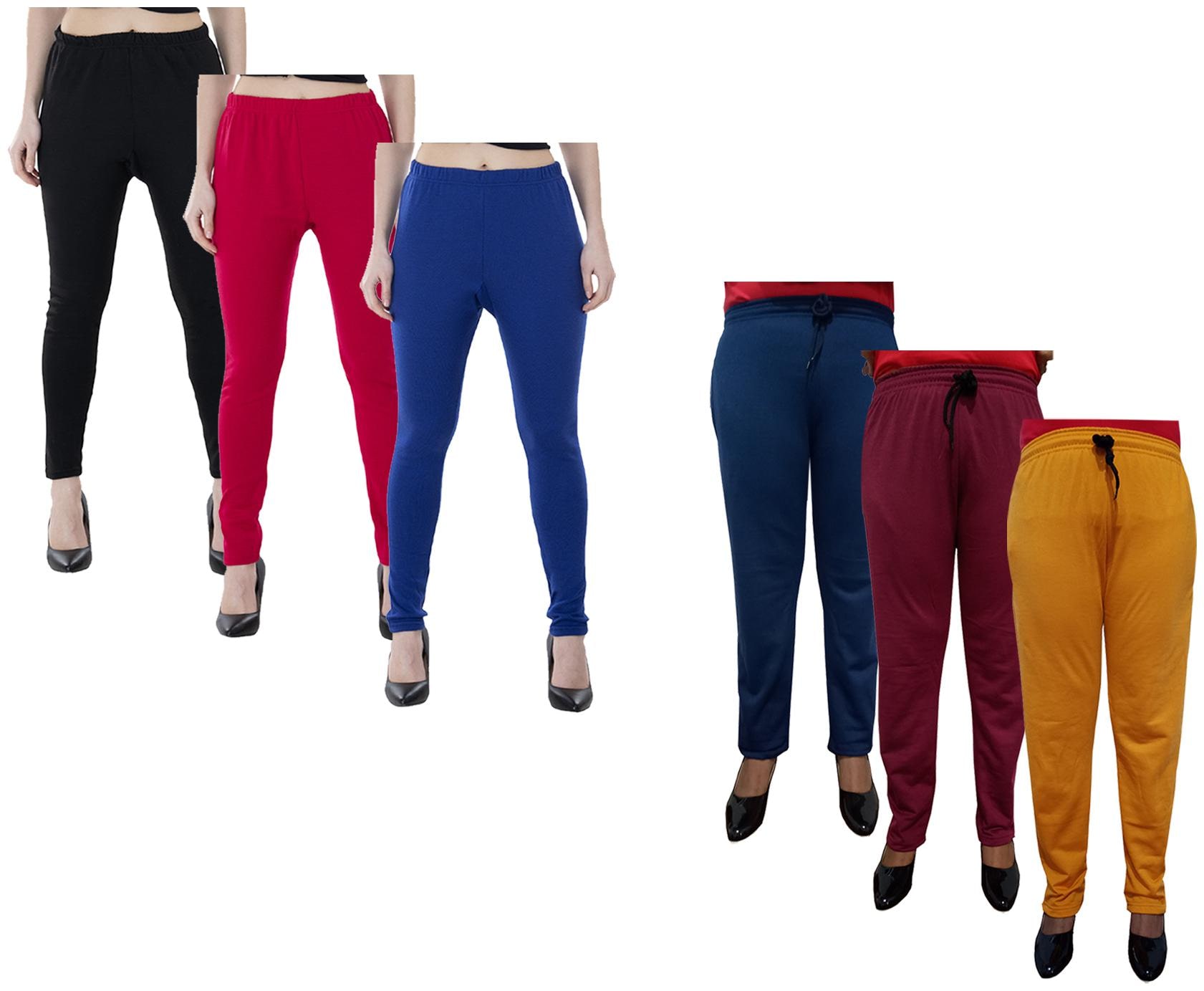 

Kavya Women Regular fit Fleece Solid Track pants - Multi
