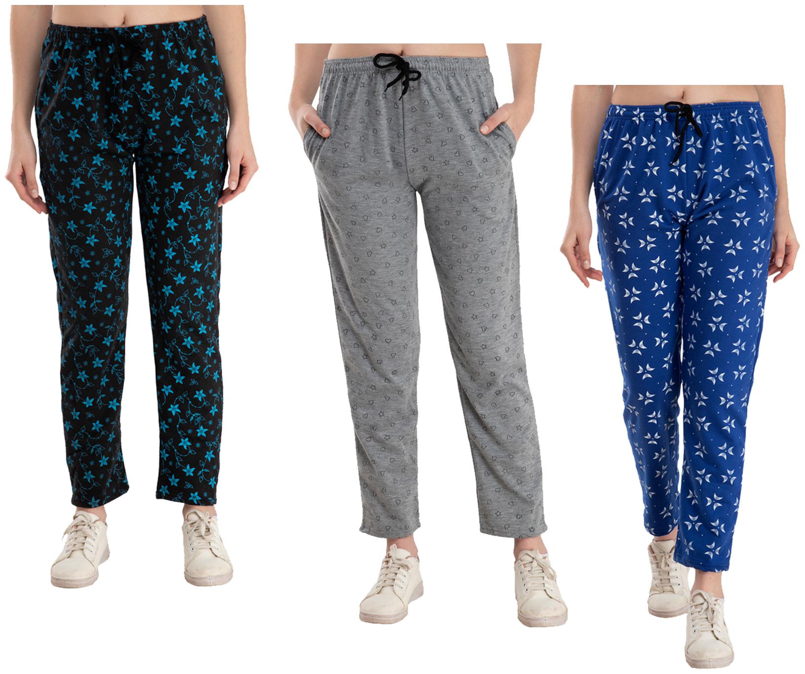 

Kavya Women Regular fit Fleece Printed Track pants - Multi