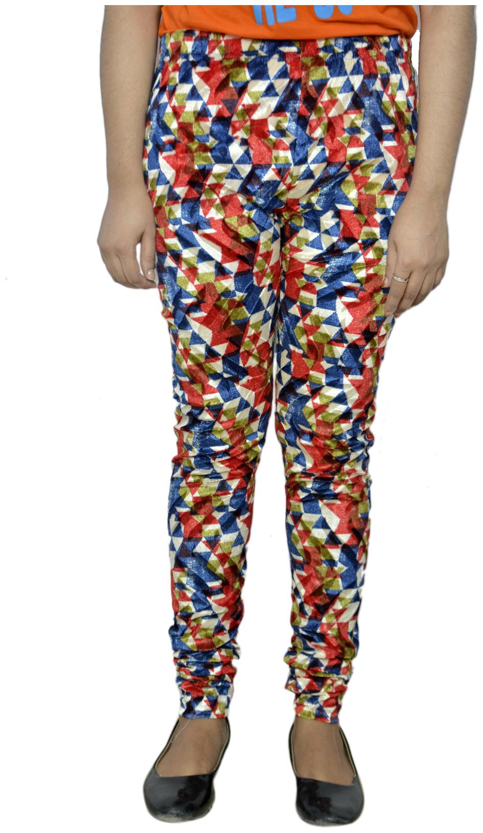 

KAVYA Women Printed Velvet Leggings for Winters (Pack Of 1) Multi color