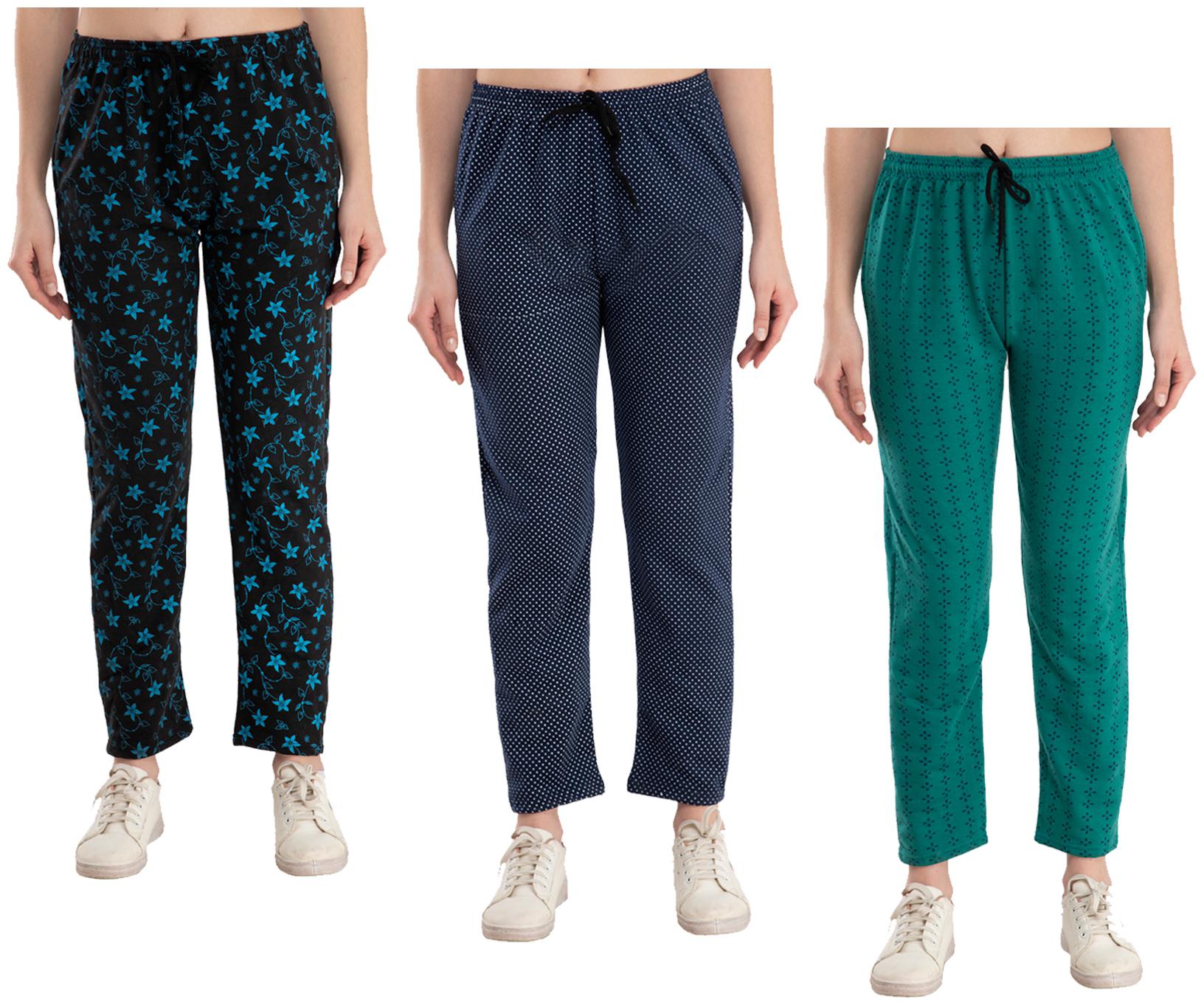 

Kavya Women Regular fit Fleece Printed Track pants - Multi