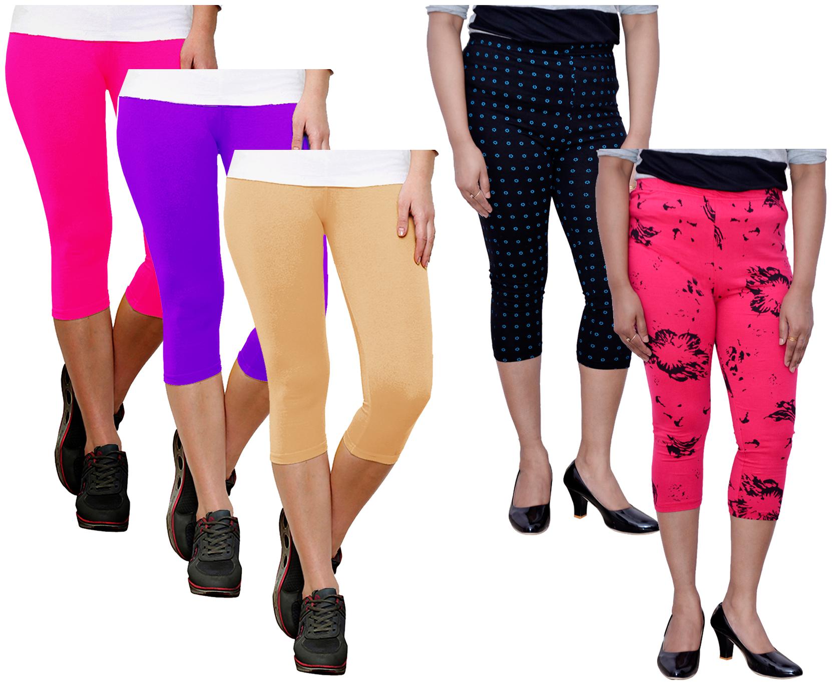 

Kavya Women Printed Regular capri - Multi