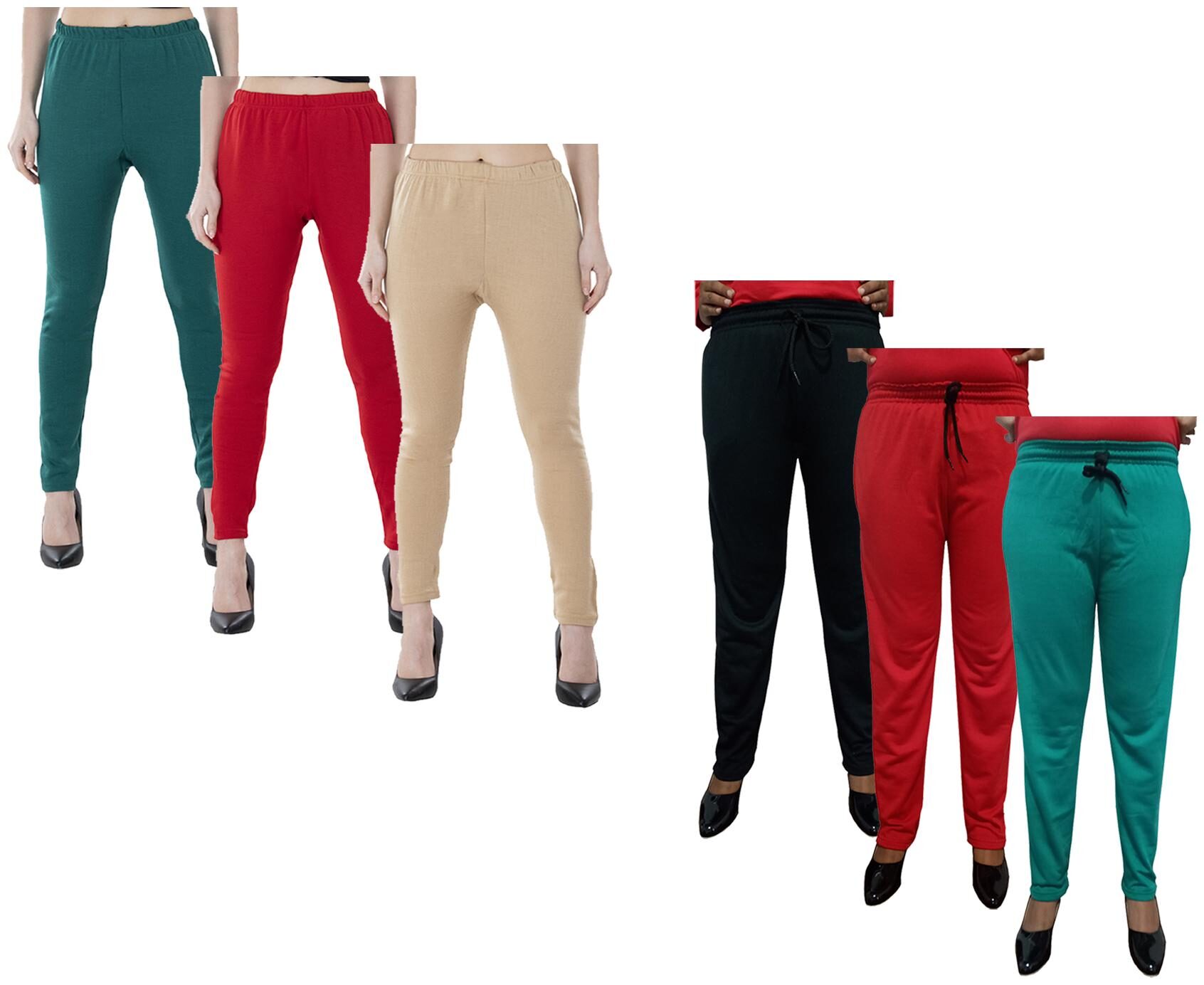

Kavya Women Regular fit Fleece Solid Track pants - Multi