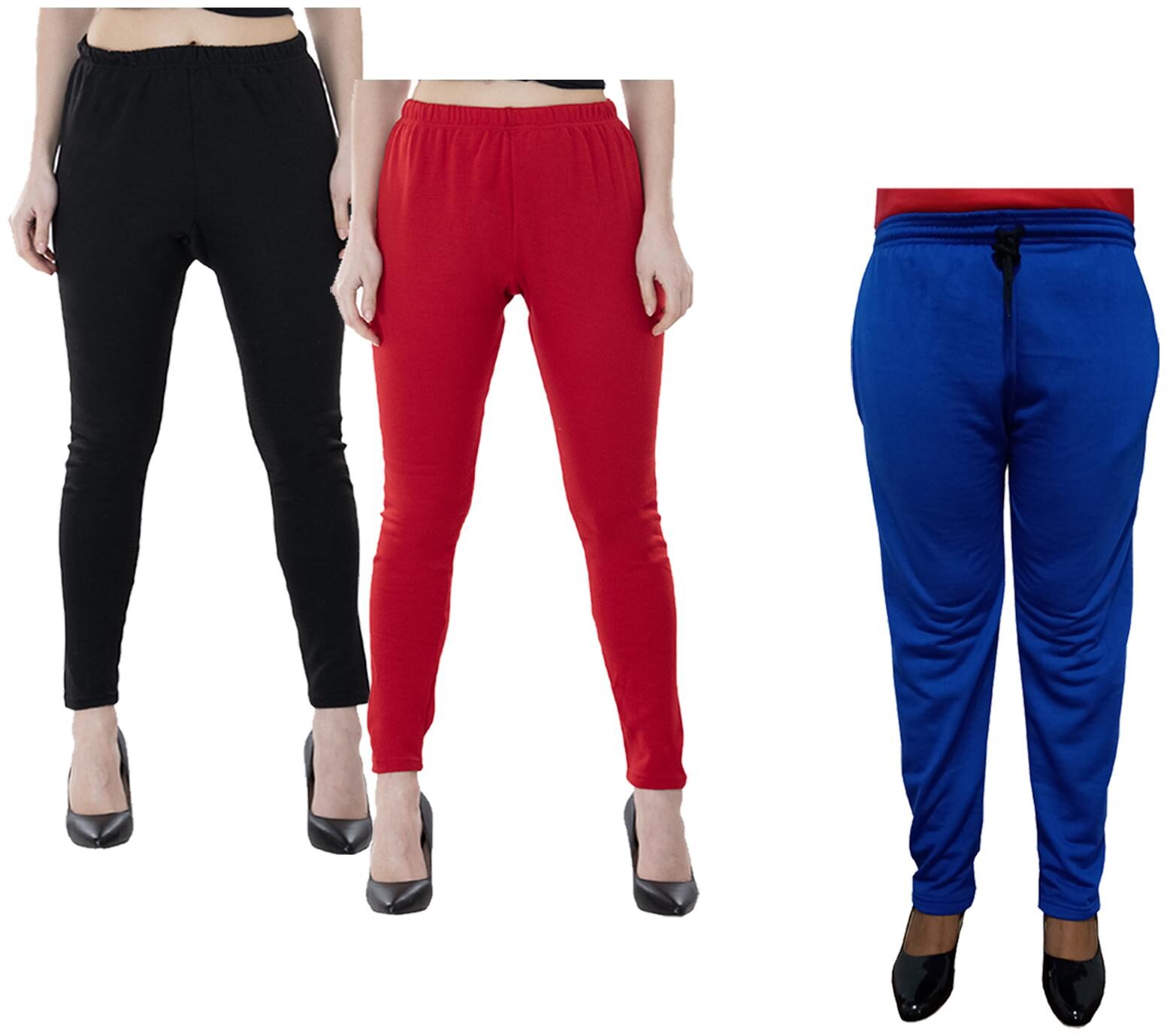 

Kavya Women Regular fit Fleece Solid Track pants - Multi