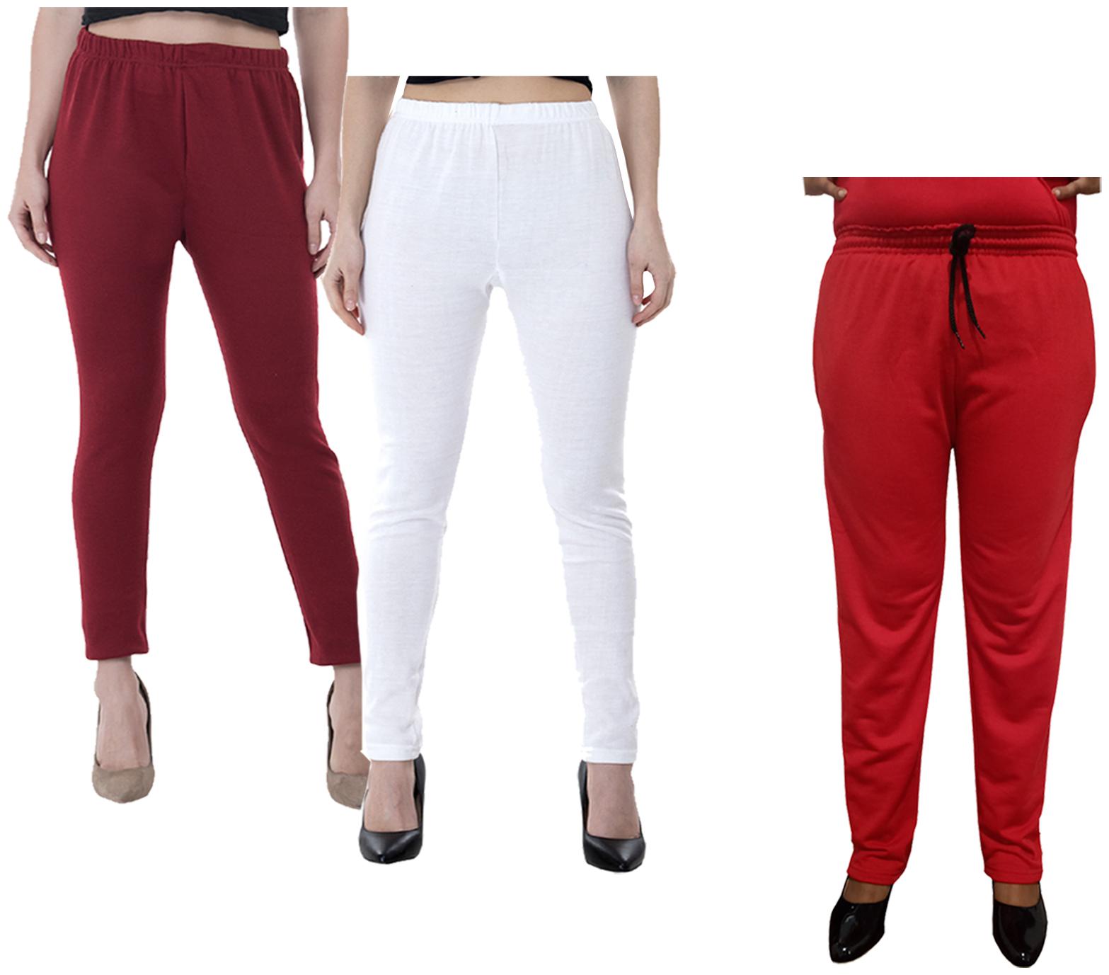 

Kavya Women Regular fit Fleece Solid Track pants - Multi