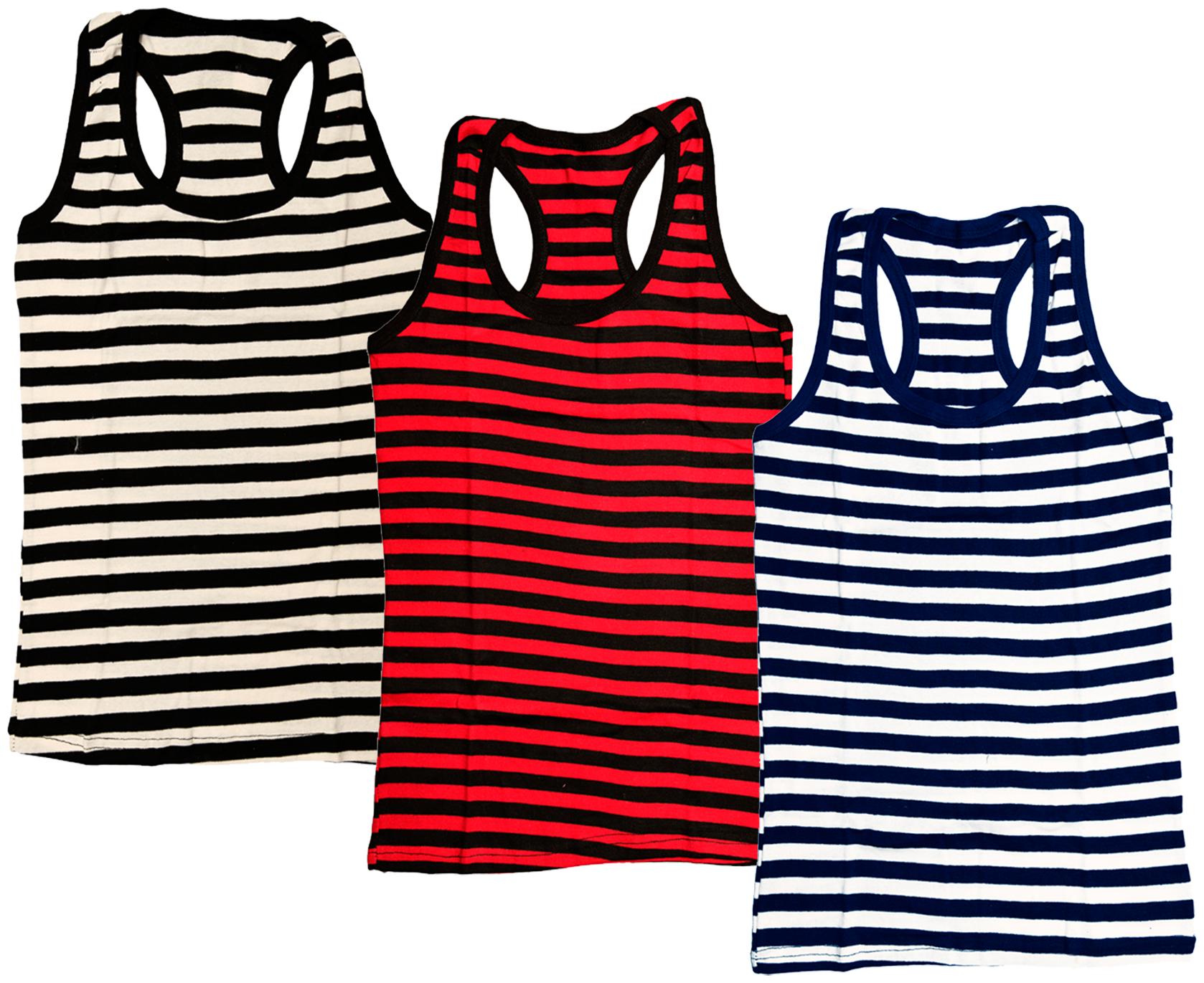 

Kavya Women Multi Regular fit U neck Cotton Tank top