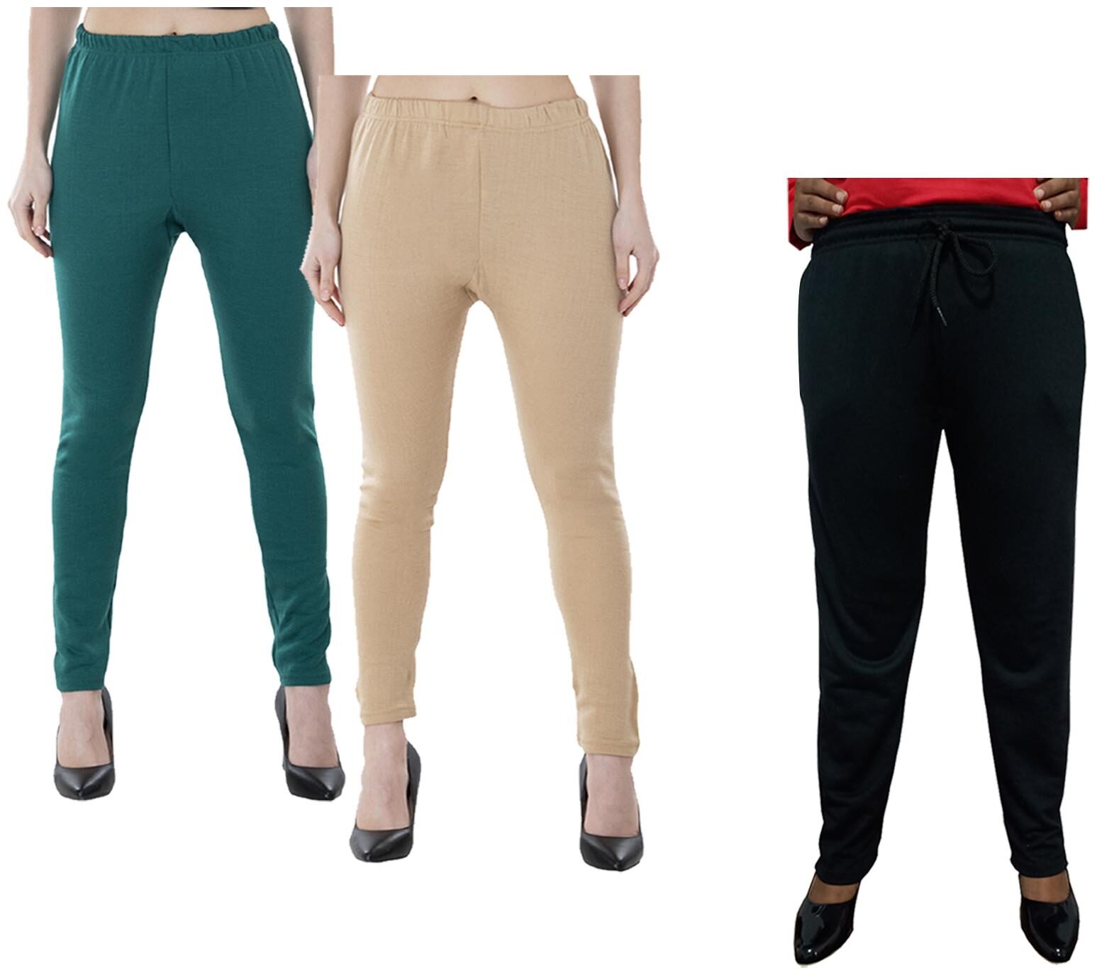 

Kavya Women Regular fit Fleece Solid Track pants - Multi