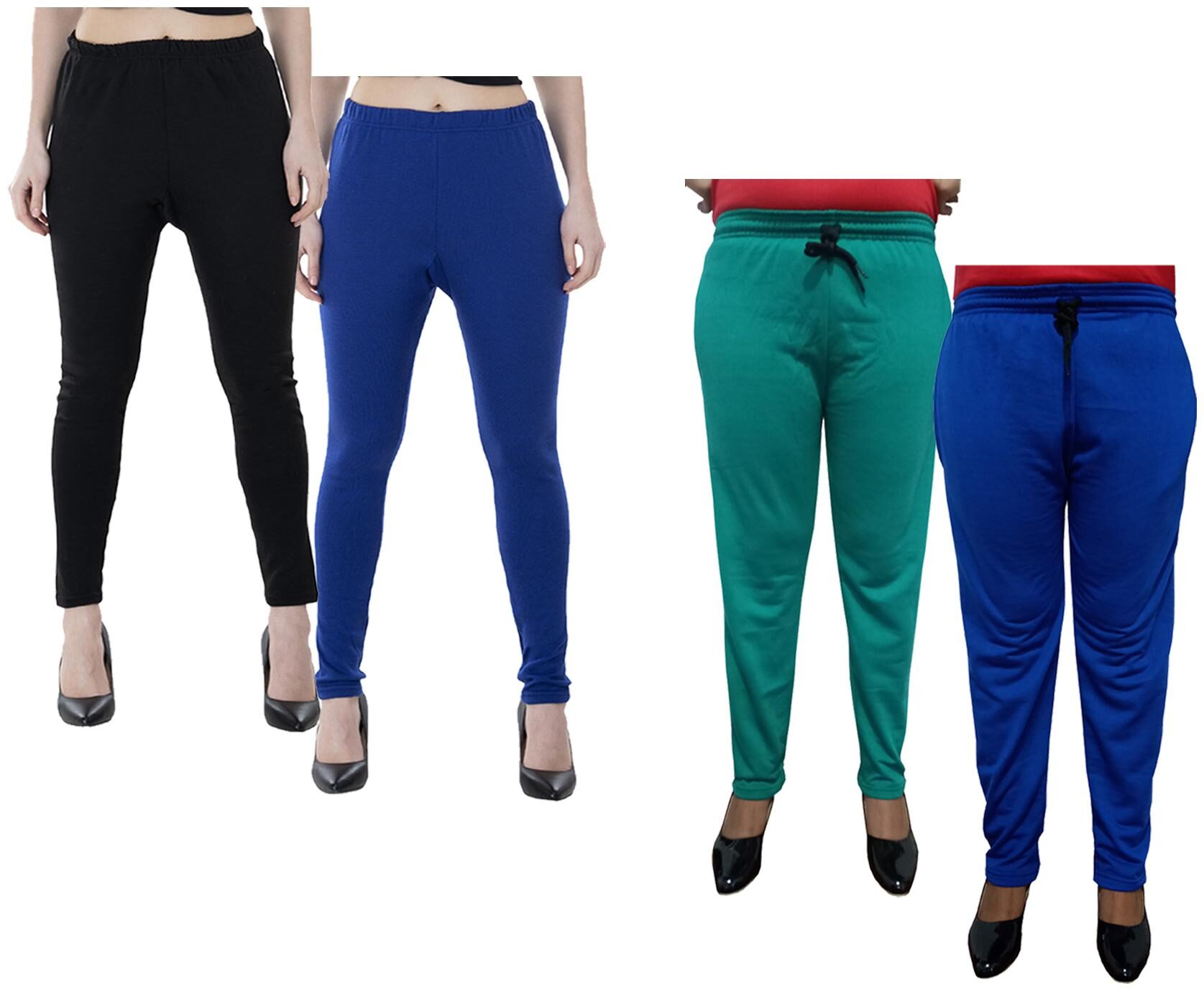

Kavya Women Regular fit Fleece Solid Track pants - Multi