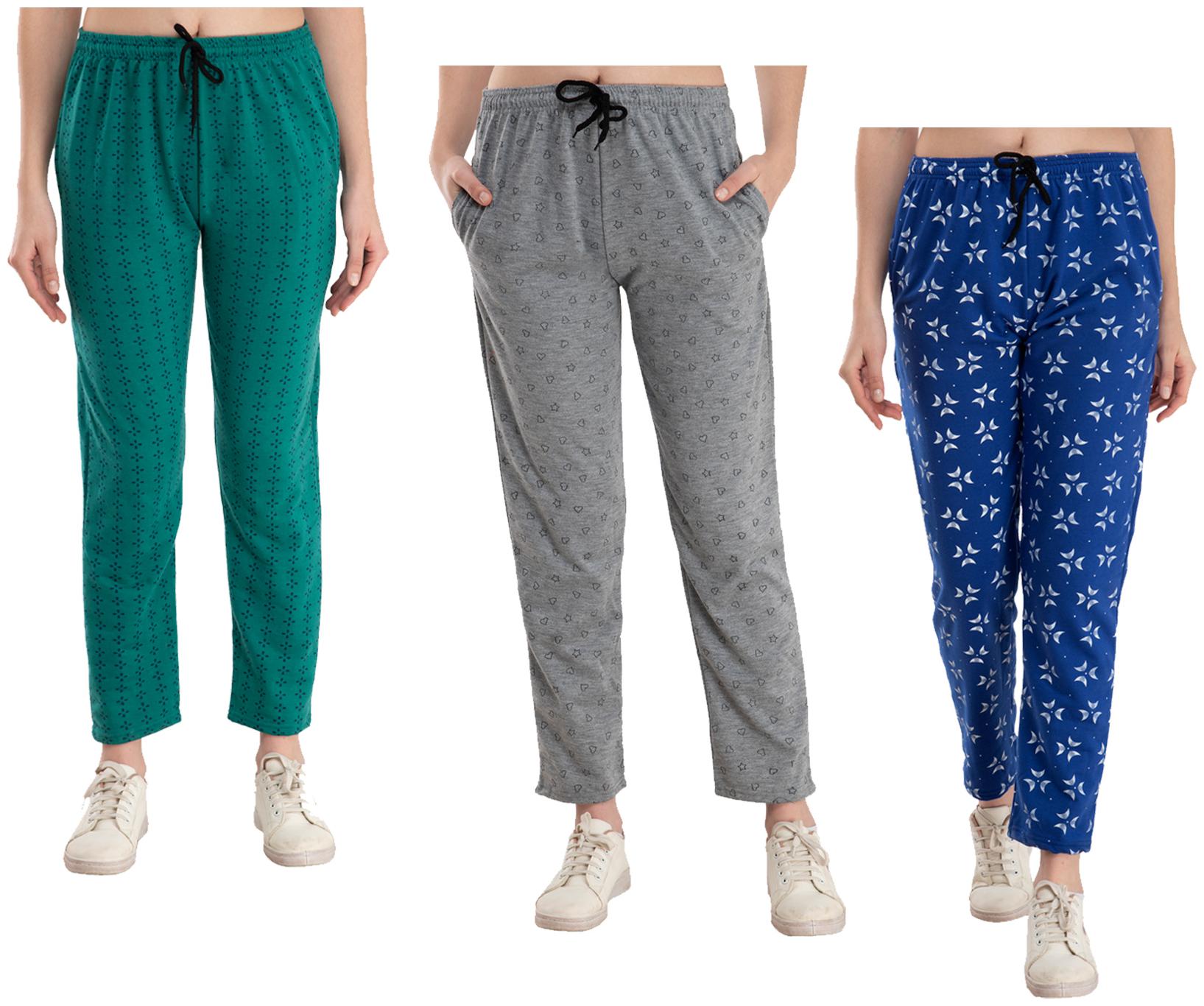 

Kavya Women Regular fit Fleece Printed Track pants - Multi