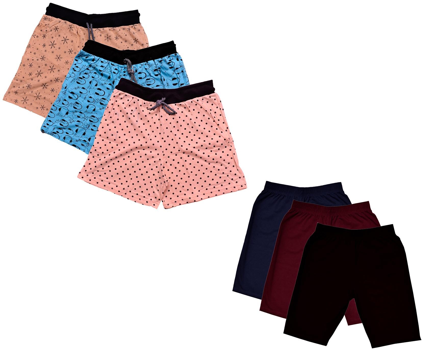 

Kavya Women Printed Regular shorts - Multi