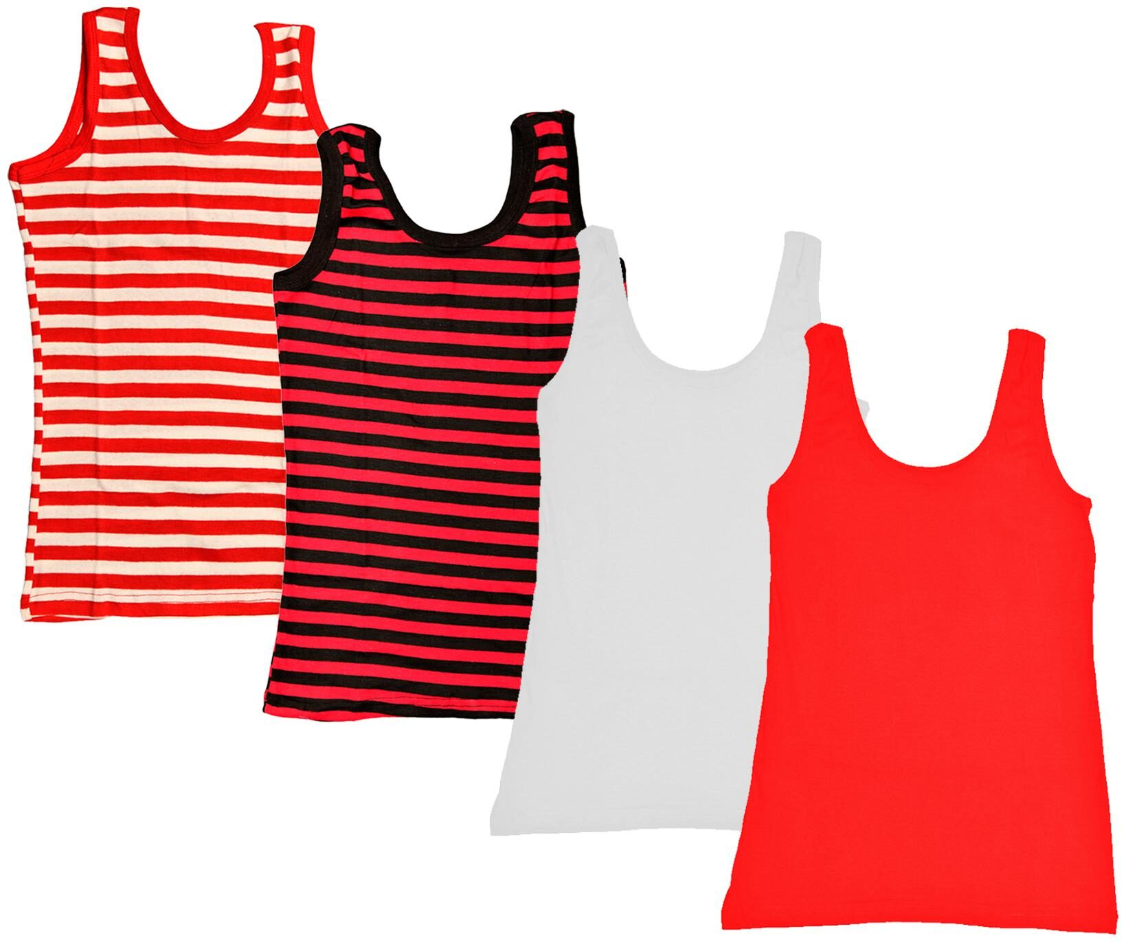 

Kavya Women Multi Regular fit U neck Cotton Tank top