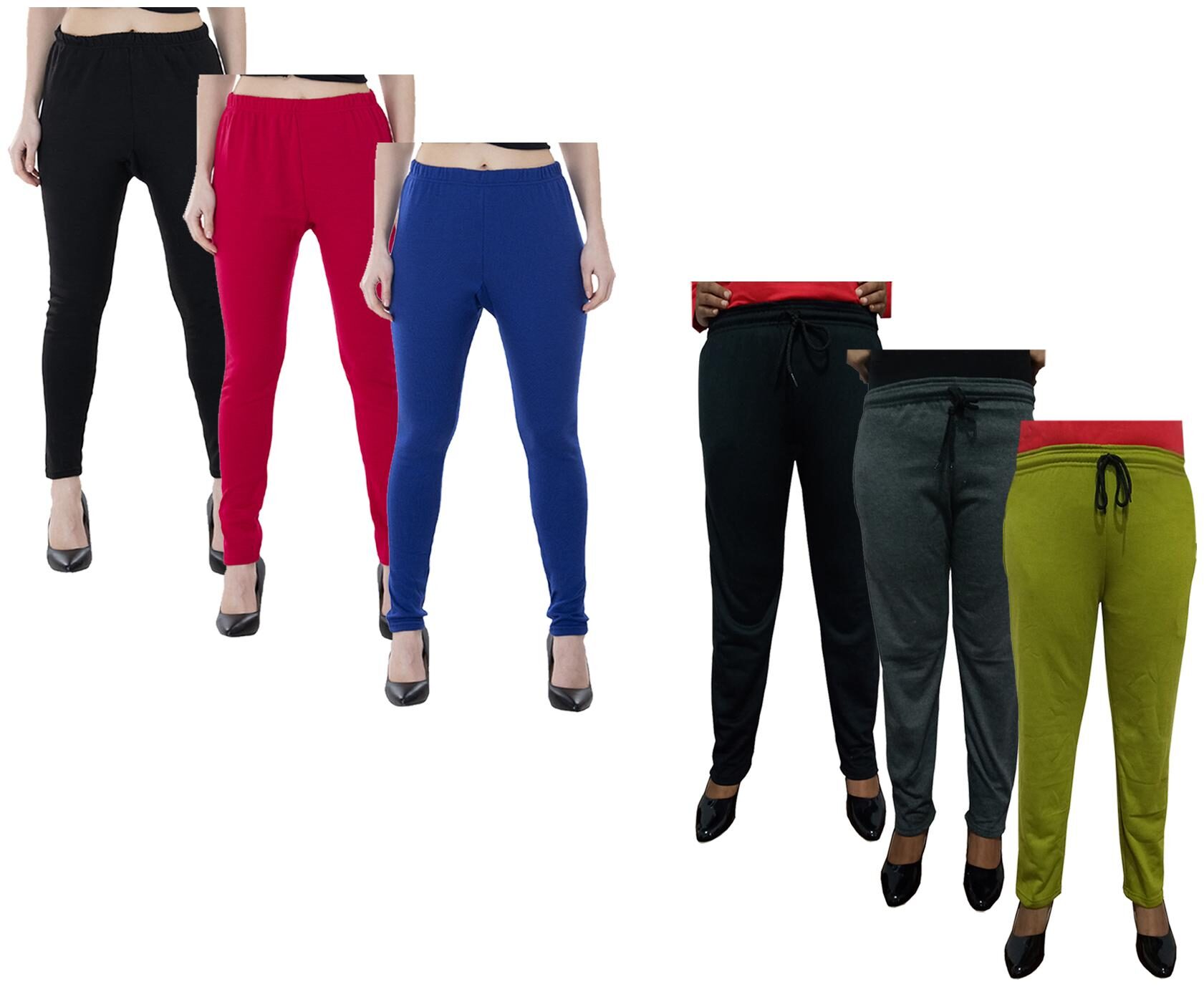 

Kavya Women Regular fit Fleece Solid Track pants - Multi