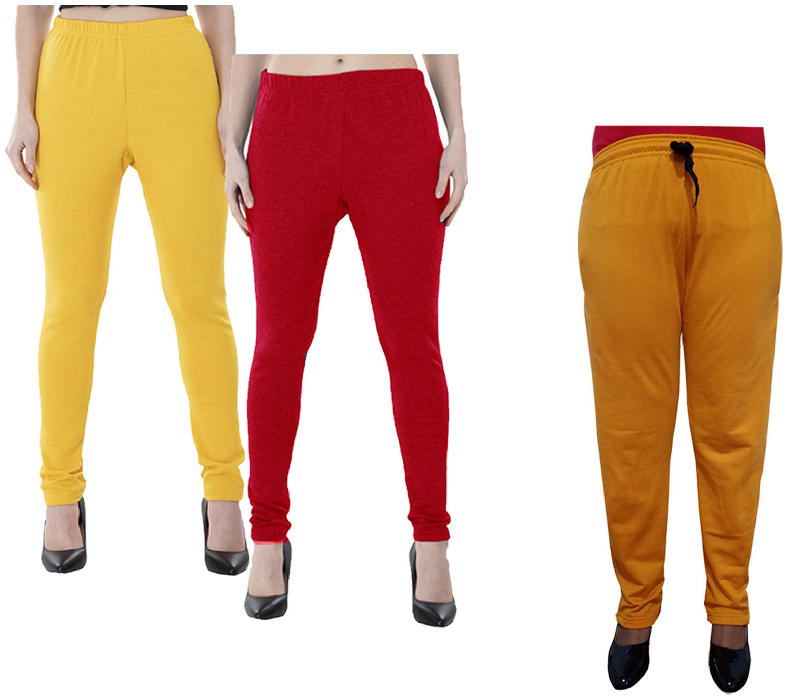 

Kavya Women Regular fit Fleece Solid Track pants - Multi